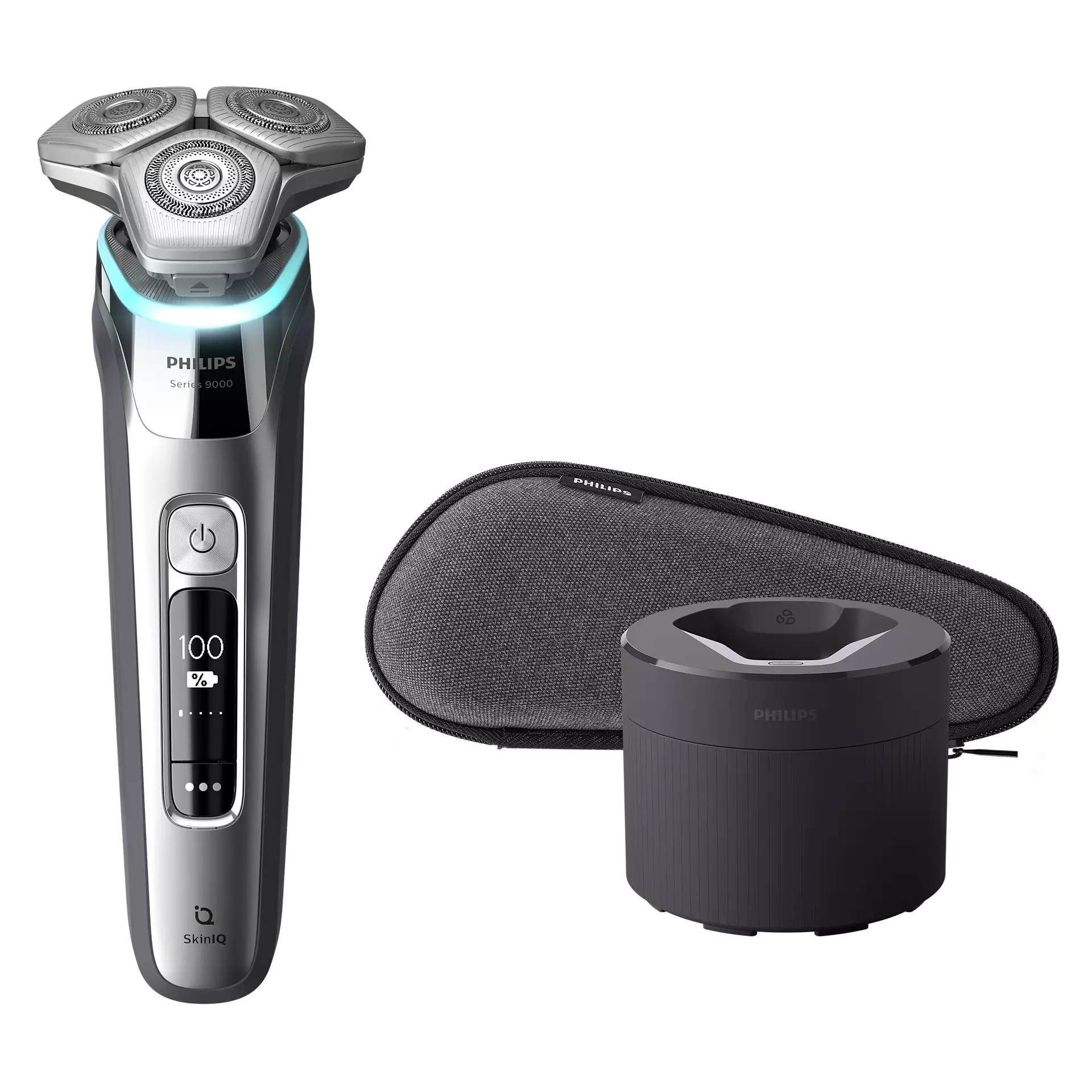 2025 Afeitadora Philips Series 9000 S9985/50 para hombre – Afeitado en seco y húmedo con tecnología SkinIQ