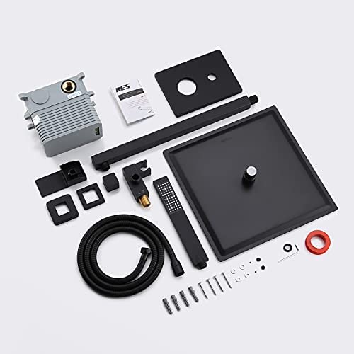 Sistema de Ducha KES con Cabezal de Ducha de Lluvia de 12 Pulgadas