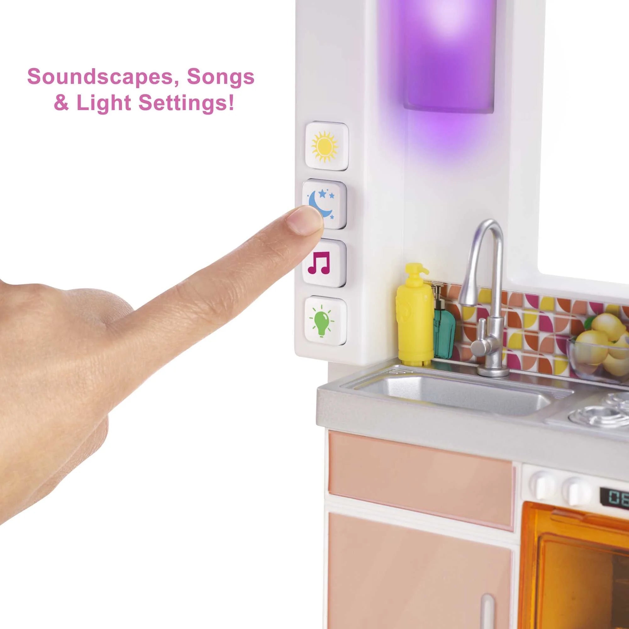 Set de Juego Casa de Ensueño Barbie con 10 Áreas de Juego, Más de 75 Muebles y Accesorios, Luces y Sonidos