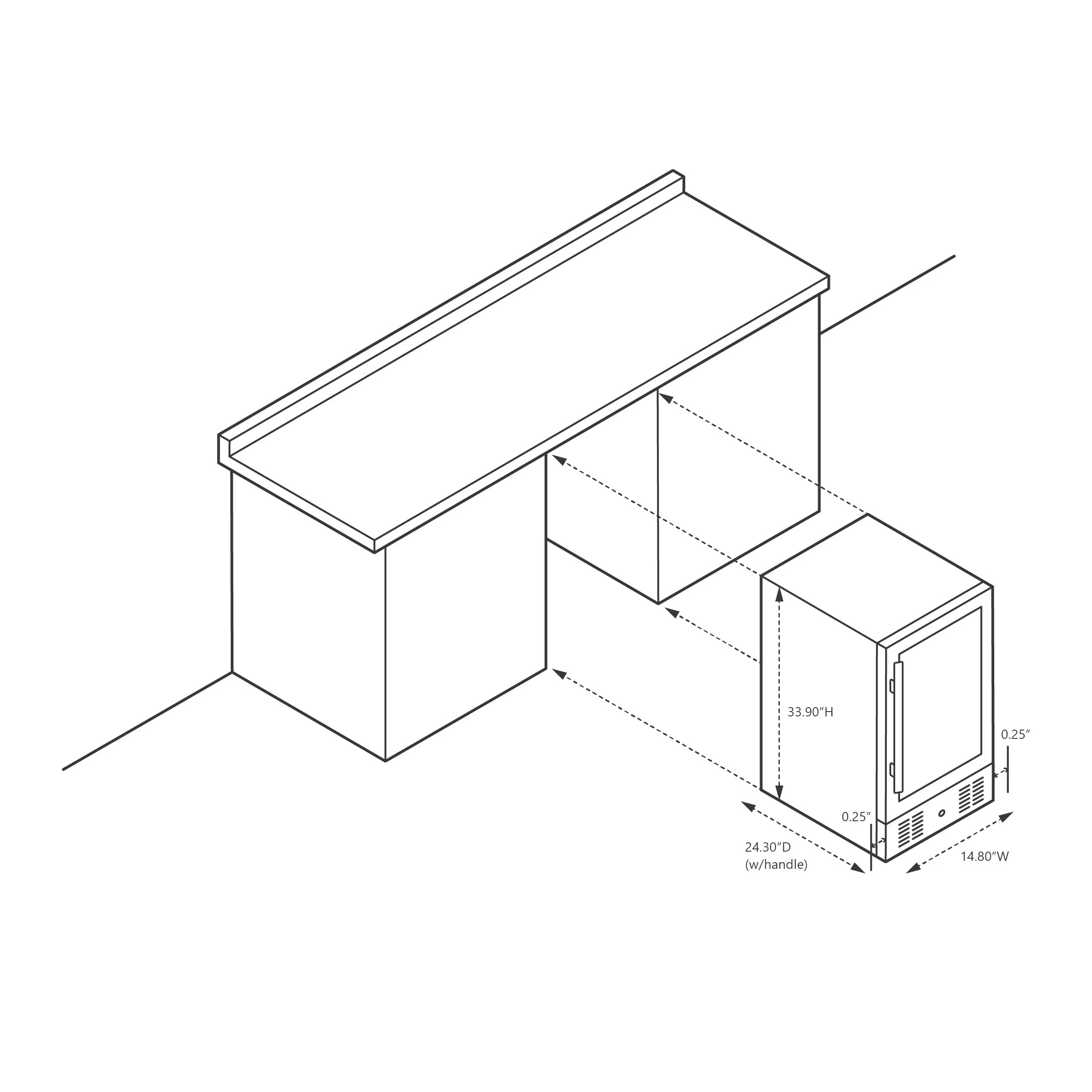 2025 Newair® Refrigerador Empotrable de Doble Zona para Bebidas – 48 Latas y 9 Botellas – 15 Pulgadas