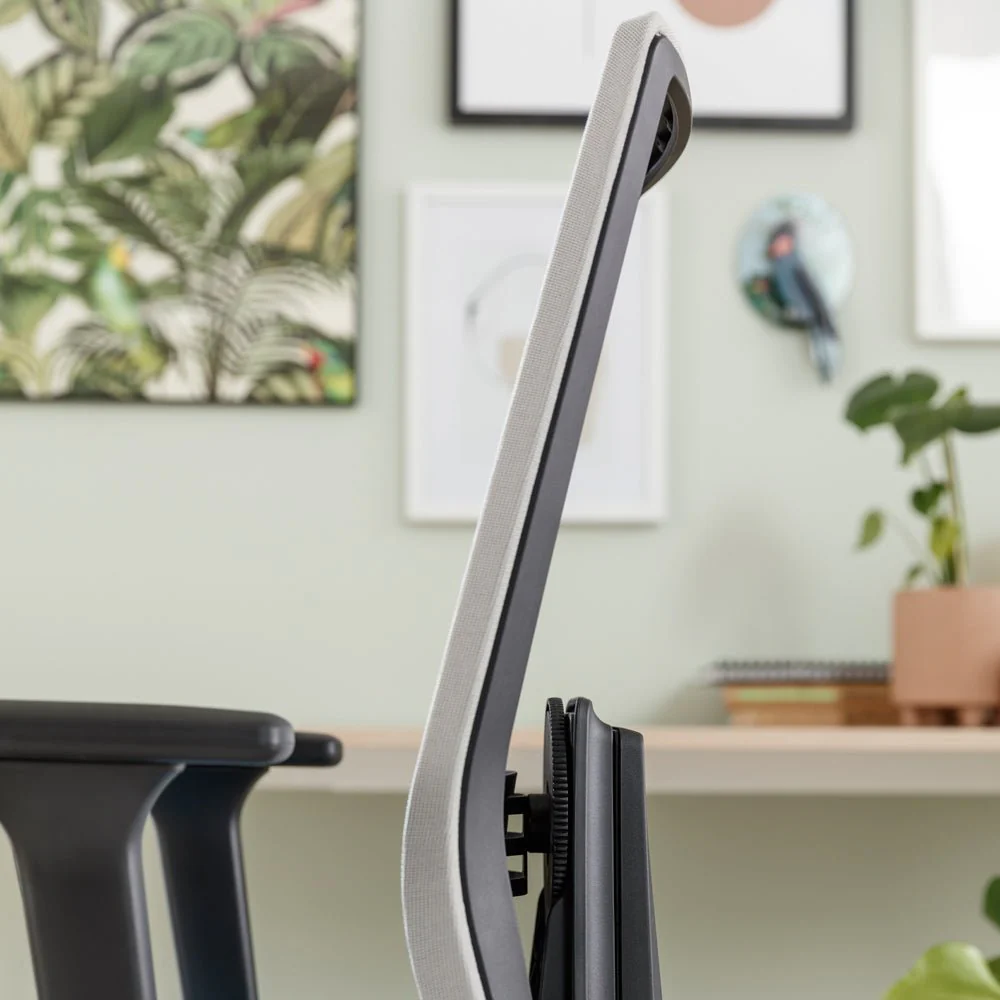 2025 Silla de Oficina Ergonómica Dauphin INDEED MESH ID 7056_SLP con Soporte Lumbar | Respaldo de Malla | Negra