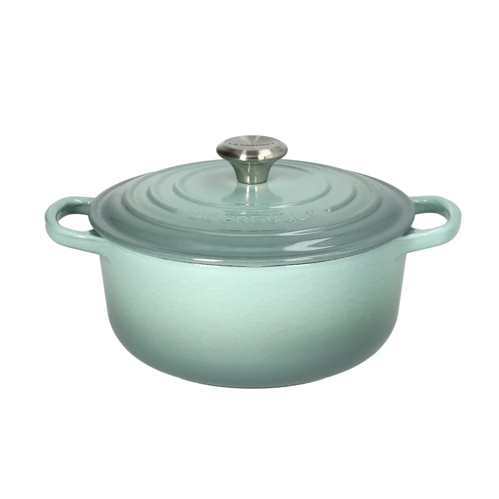 2025 Le Creuset - Cocotte redonda Signature Sea Salt 28 cm 6,7 l