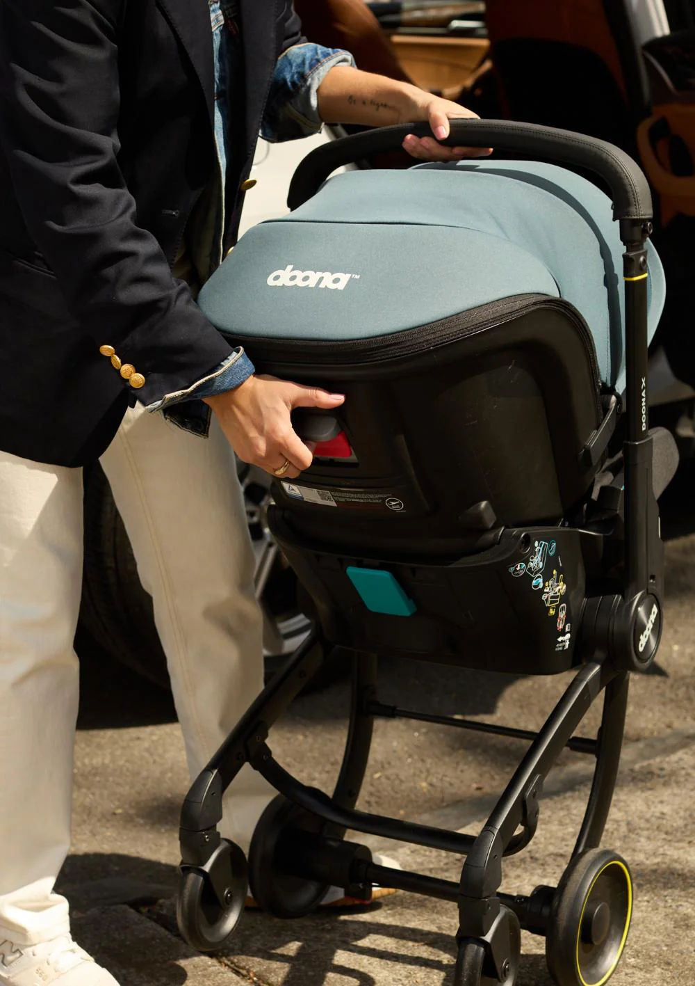 2025 Silla de auto «Doona X» Nitro Black