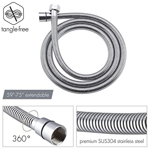 Sistema de Ducha KES con Cabezal de Ducha Rain de 12 Pulgadas