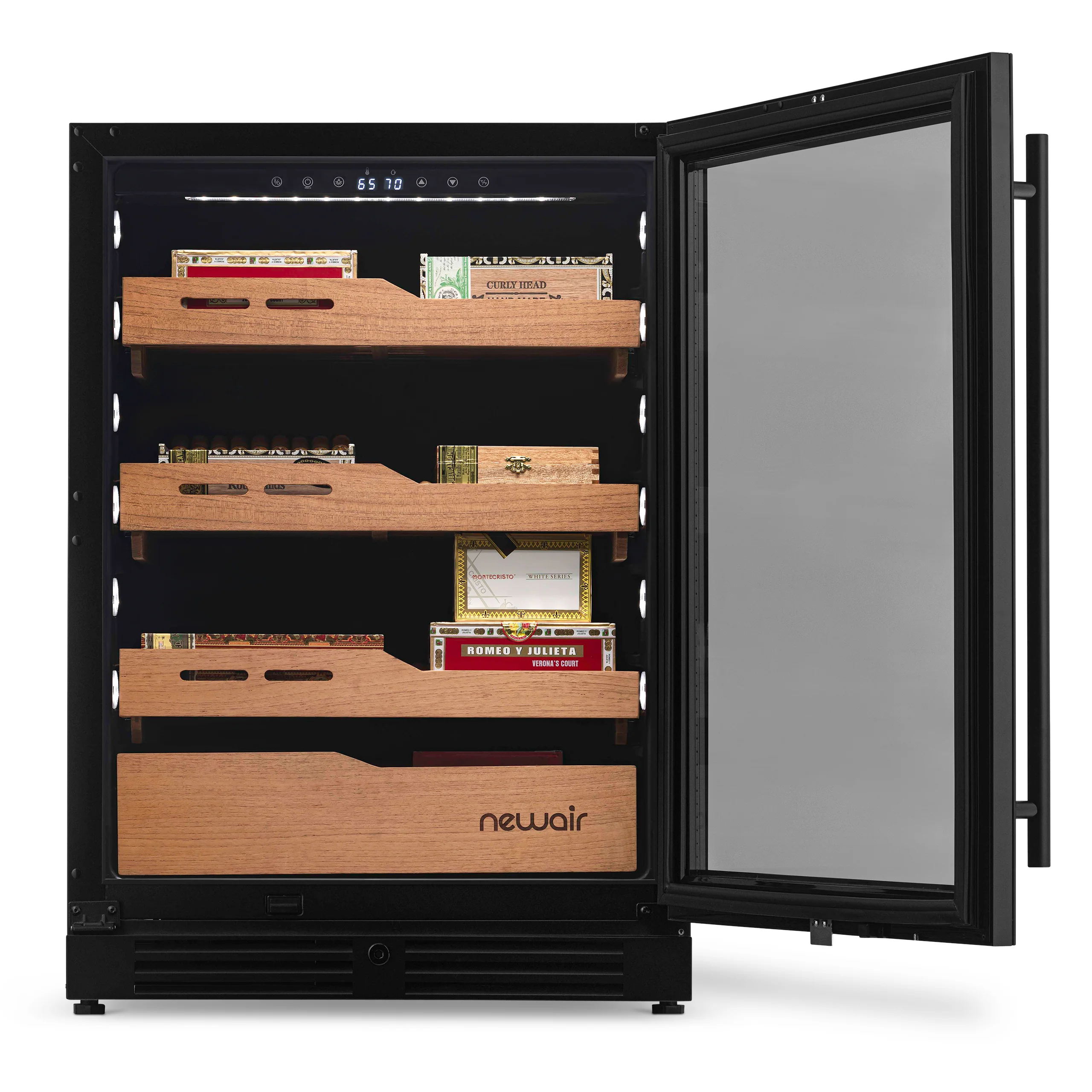2025 Newair® Humidor Eléctrico para Puros, 1,500 Unidades – Empotrable o Independiente