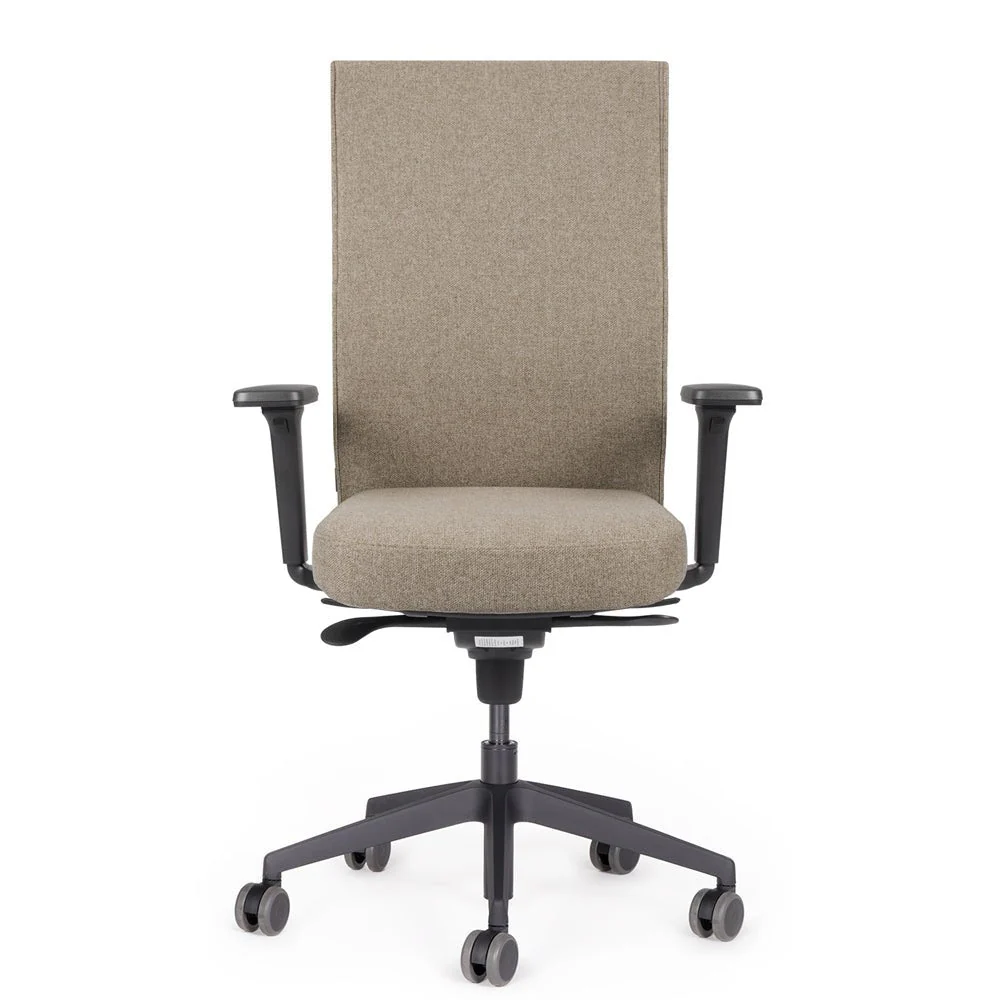 2025 Silla de Oficina Ergonómica lento Genesis | Reposabrazos | Asiento Deslizante | Soporte Lumbar | Tapizado de Lana