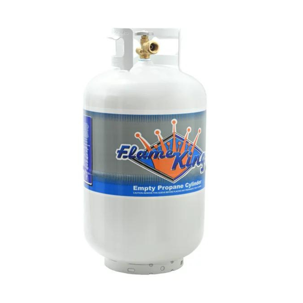 Cilindro de Propano Vacío Flame King de 30 lb
