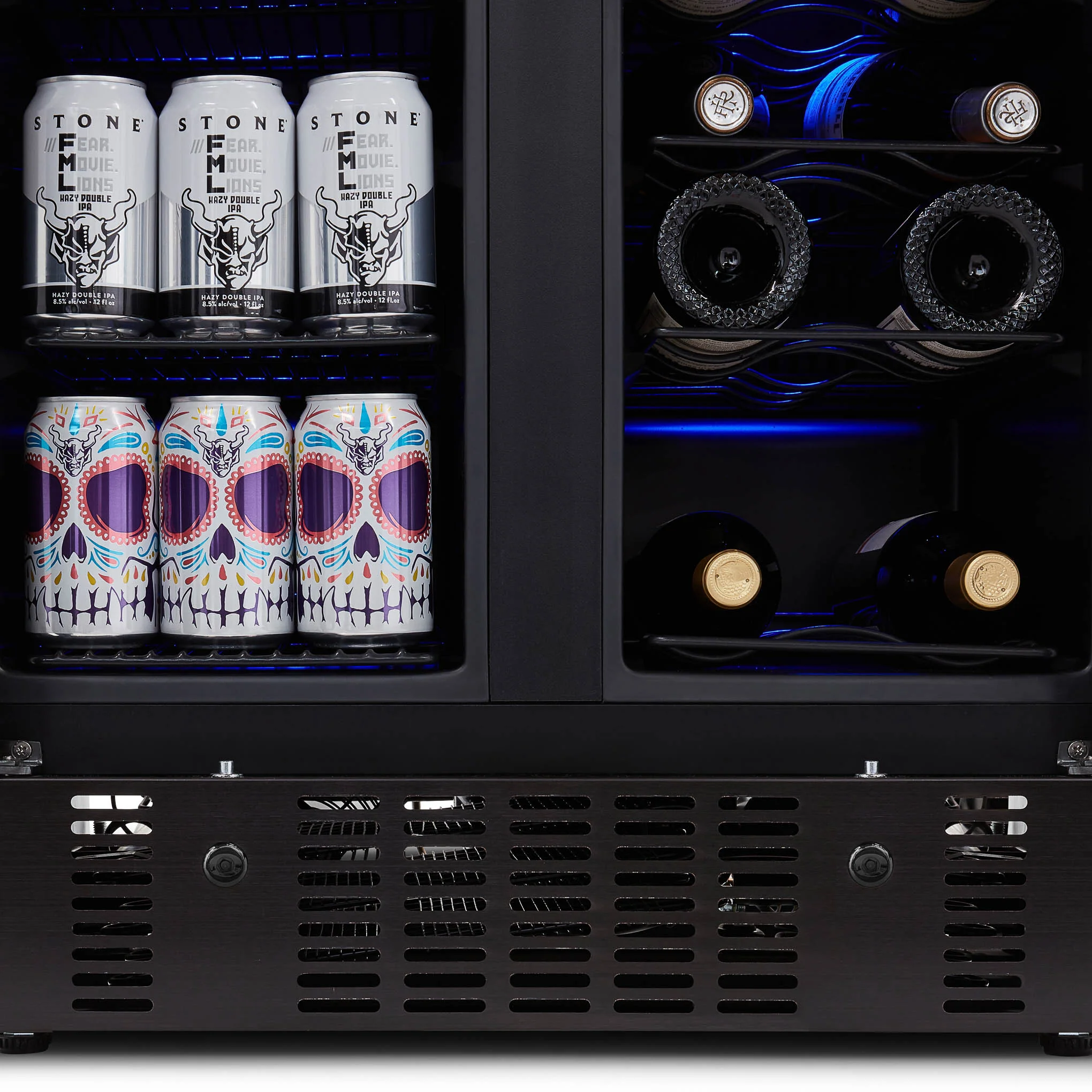 2025 Newair® Refrigerador Empotrable de Doble Zona – 60 Latas y 18 Botellas – 24