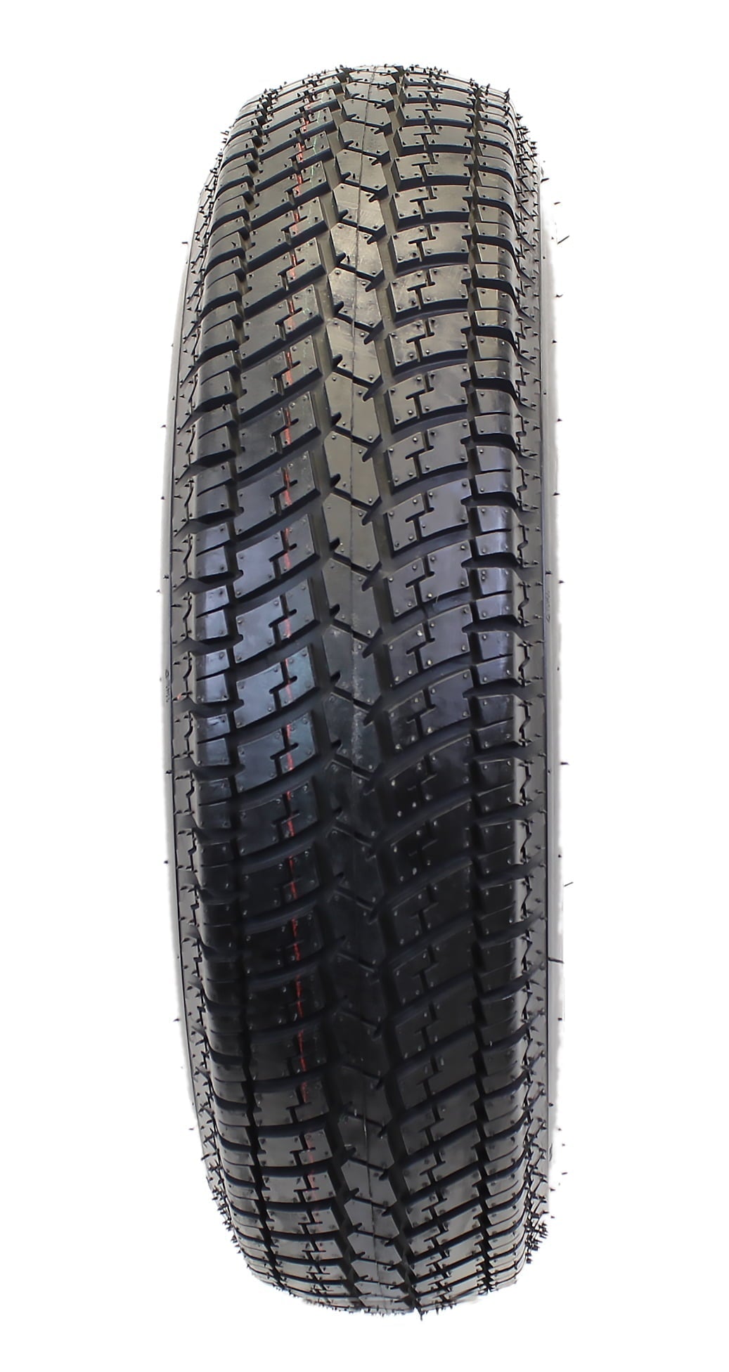 Neumático para Remolque Montado en Rin ST205/75D15 F78-15 205/75-15 LRC Rueda de 5 Pernos Modular Plateada