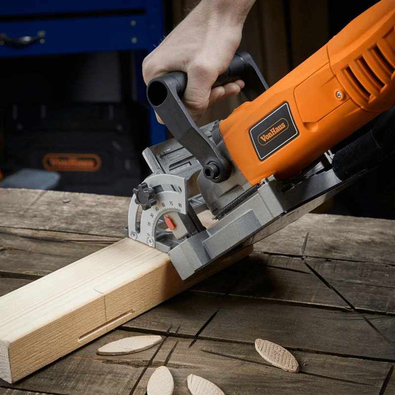 Herramienta Premium de Ensamble para Carpintería con Galletas de Madera