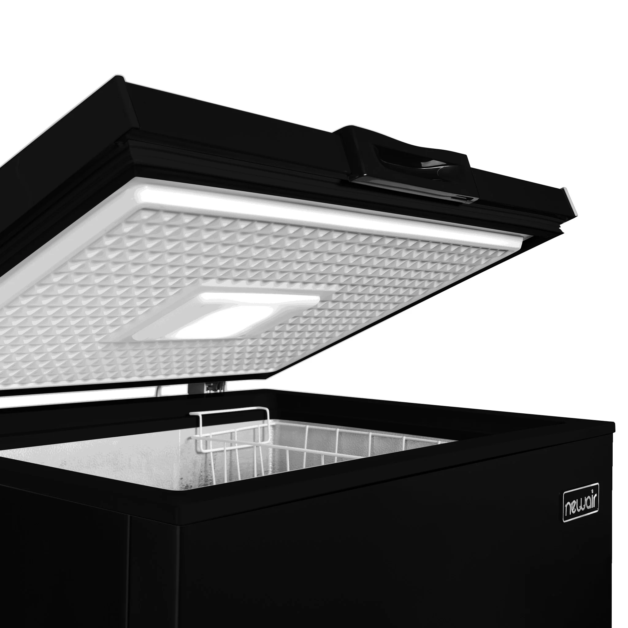 2025 Congelador Horizontal Mini-Profunfo Newair – 5 pies³ – Negro