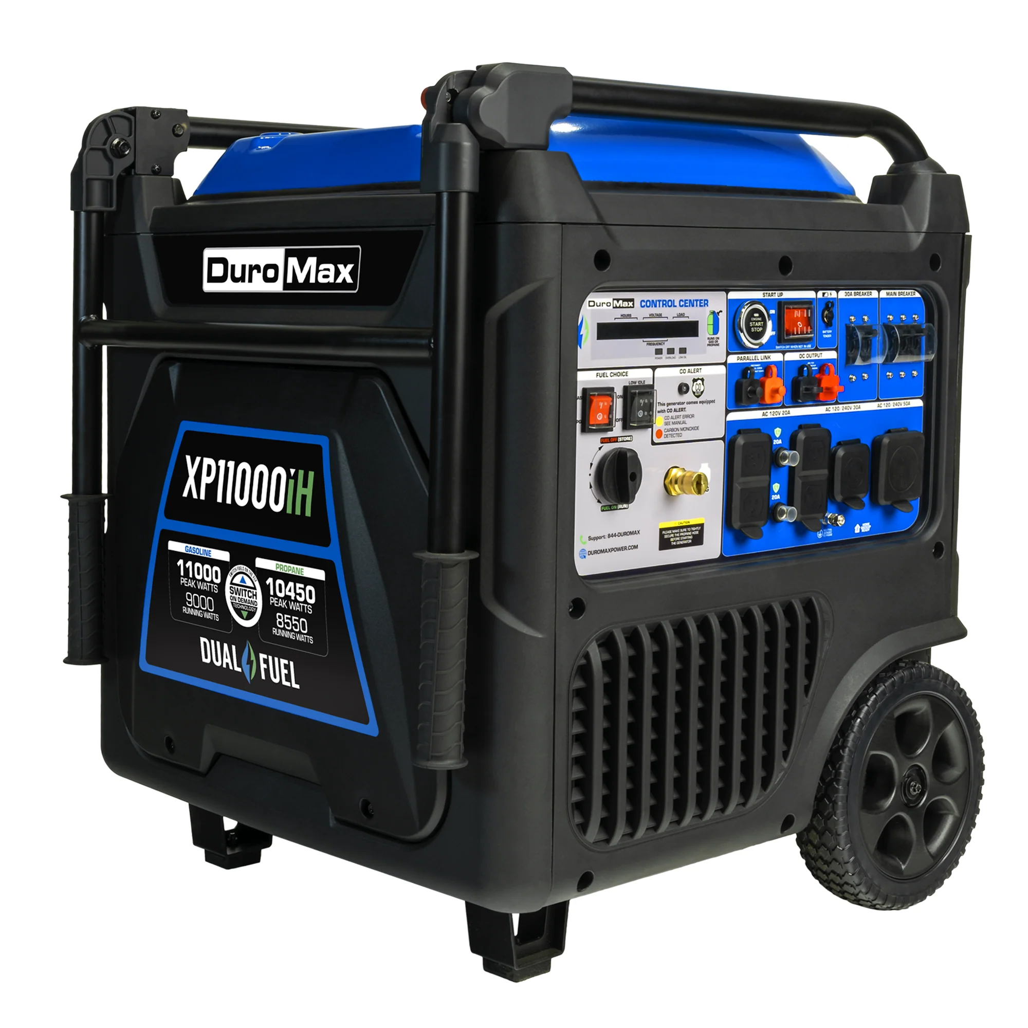 2025 Generador Inverter Portátil Bifuel 11 000 W con Alerta de CO