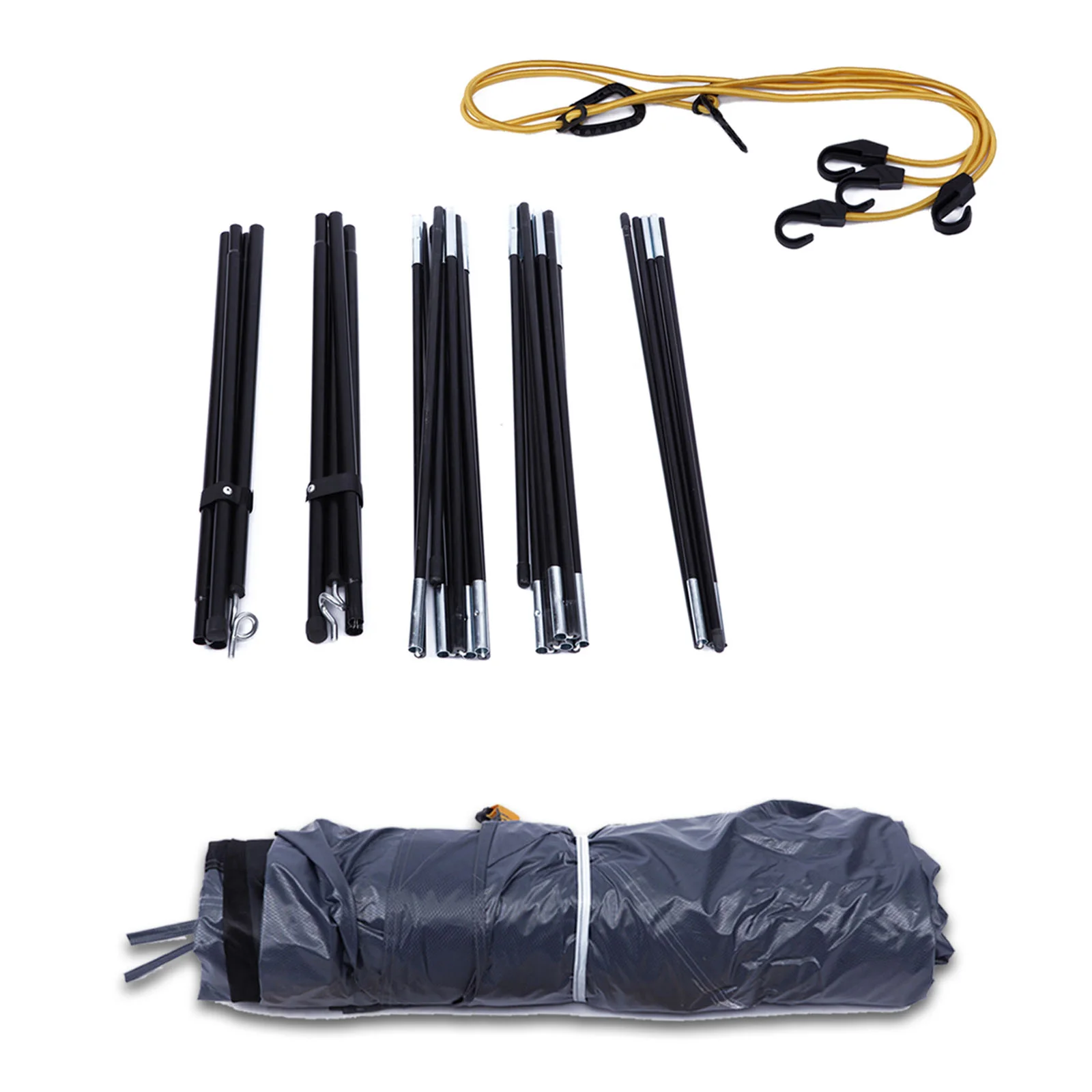 2025 Tienda multifunción Compass – flexible como anexo para coche o pabellón, estable al viento, impermeable y fácil de montar