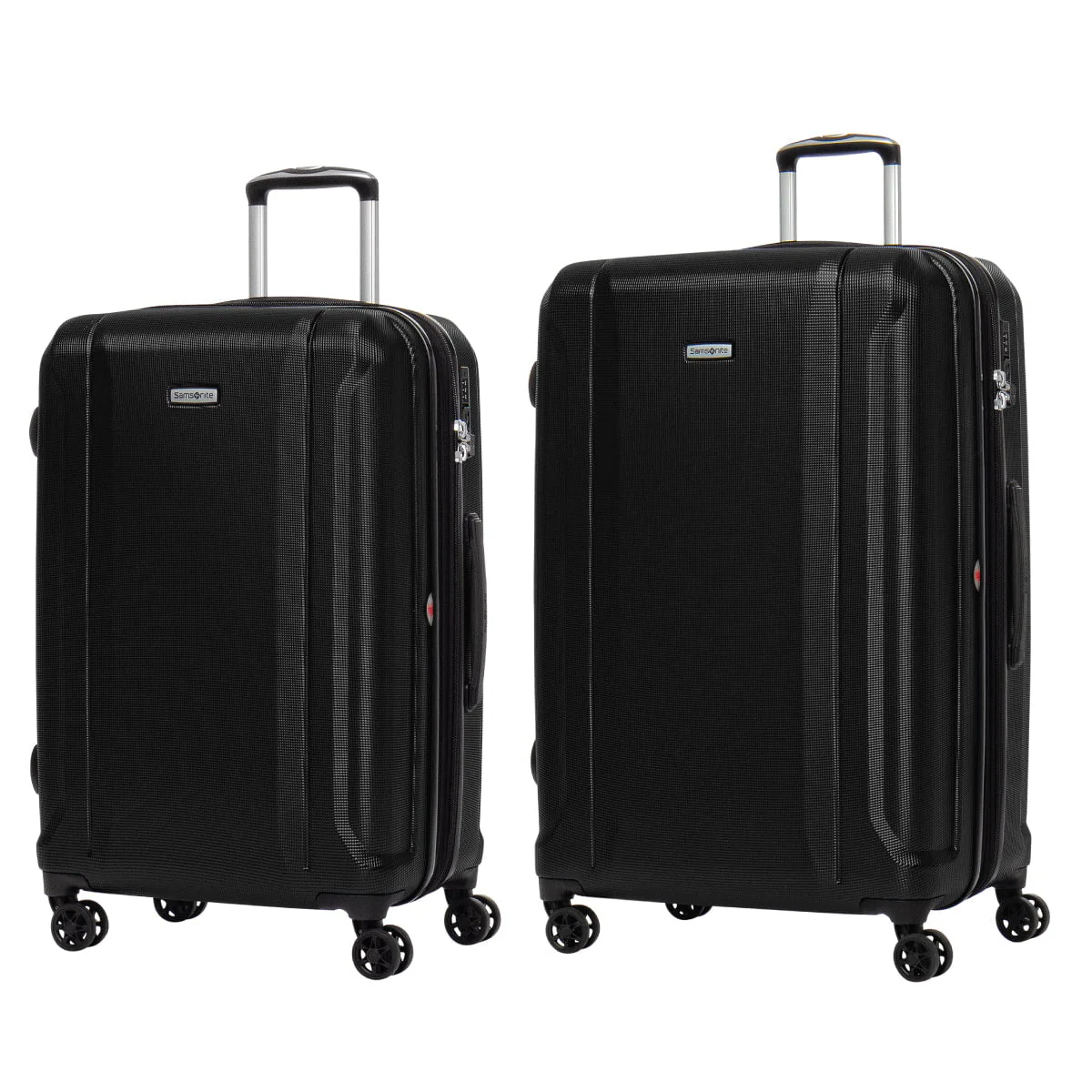2025 Samsonite Omni 3.0 - Juego de maletas expandibles con ruedas de 2 piezas (equipaje de mano y mediano)