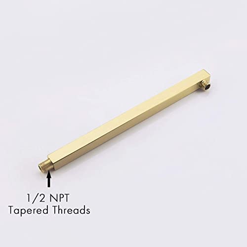 Grifo de Ducha KES Negro con Válvula de Ducha y Cabezal de Lluvia