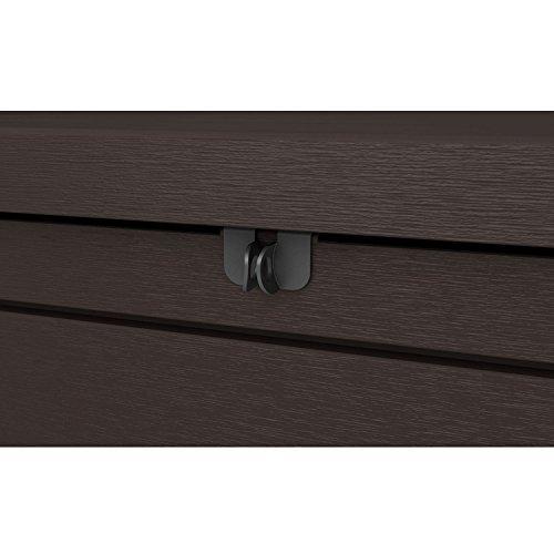 Contenedor de Almacenamiento para Terraza de Plástico XXL de 230 Galones (870 Litros) de Keter para Muebles de Jardín y Patio Exterior