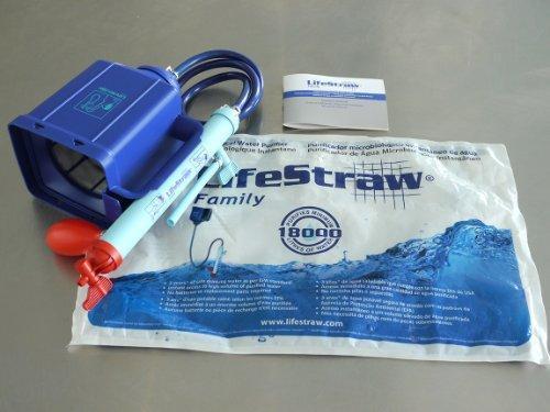 LifeStraw Family 1.0 Purificador de Agua Portátil de Gravedad para Preparación de Emergencias y Camping