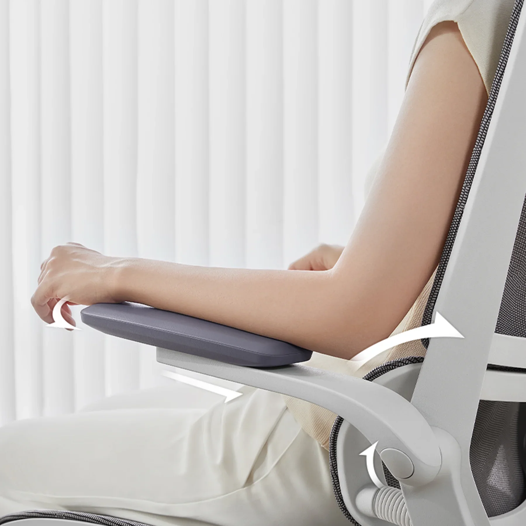2025 Silla de Oficina Ergonómica Sihoo M59AS con Respaldo de Dos Secciones y Reposabrazos 3D Abatibles