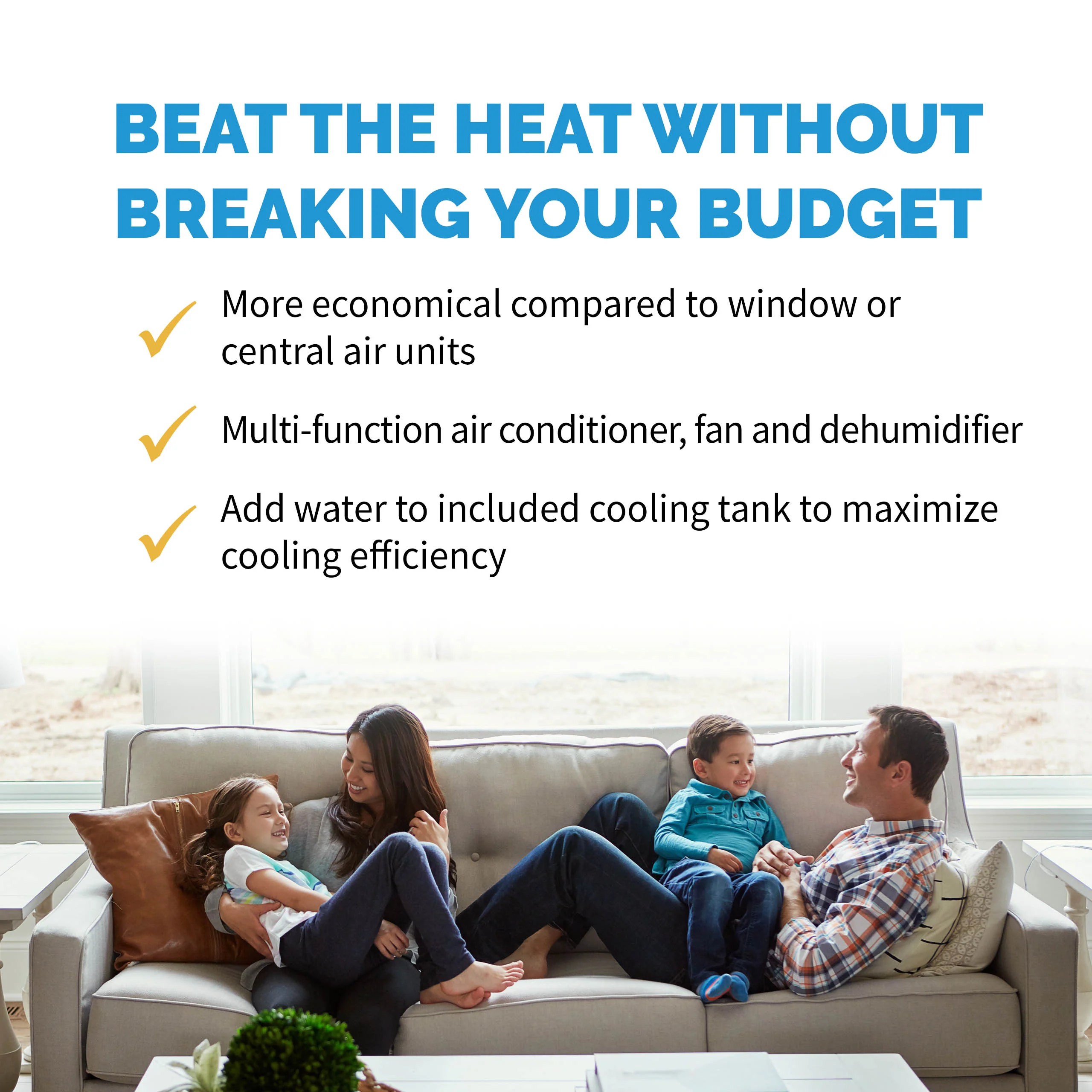 2025 Newair® Aire Acondicionado y Calefactor Portátil – 14 000 BTU