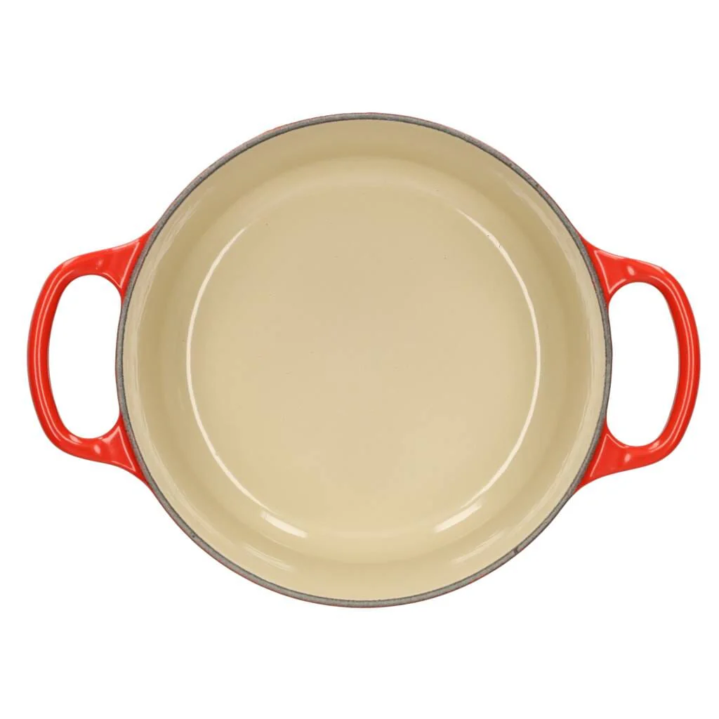 2025 Le Creuset - Sartén para asar / guisar Signature redonda cereza roja 20 cm 2,4 l