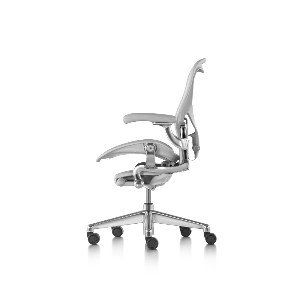 2025 Aeron Remastered - Silla de oficina tamaño B, acabado satinado mineral