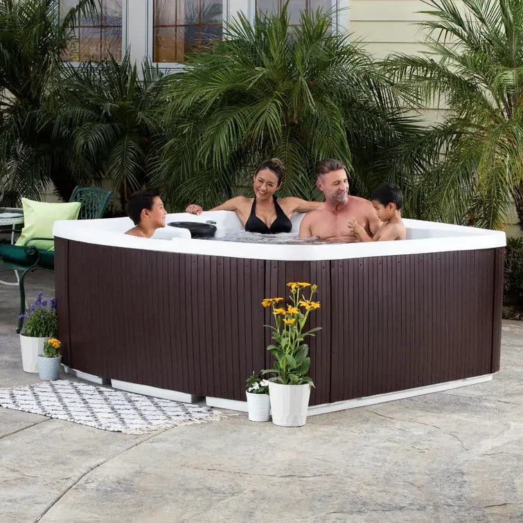 Lifesmart Spas Leganza Spa Rectangular con Ozono para 6 Personas y 90 Chorros
