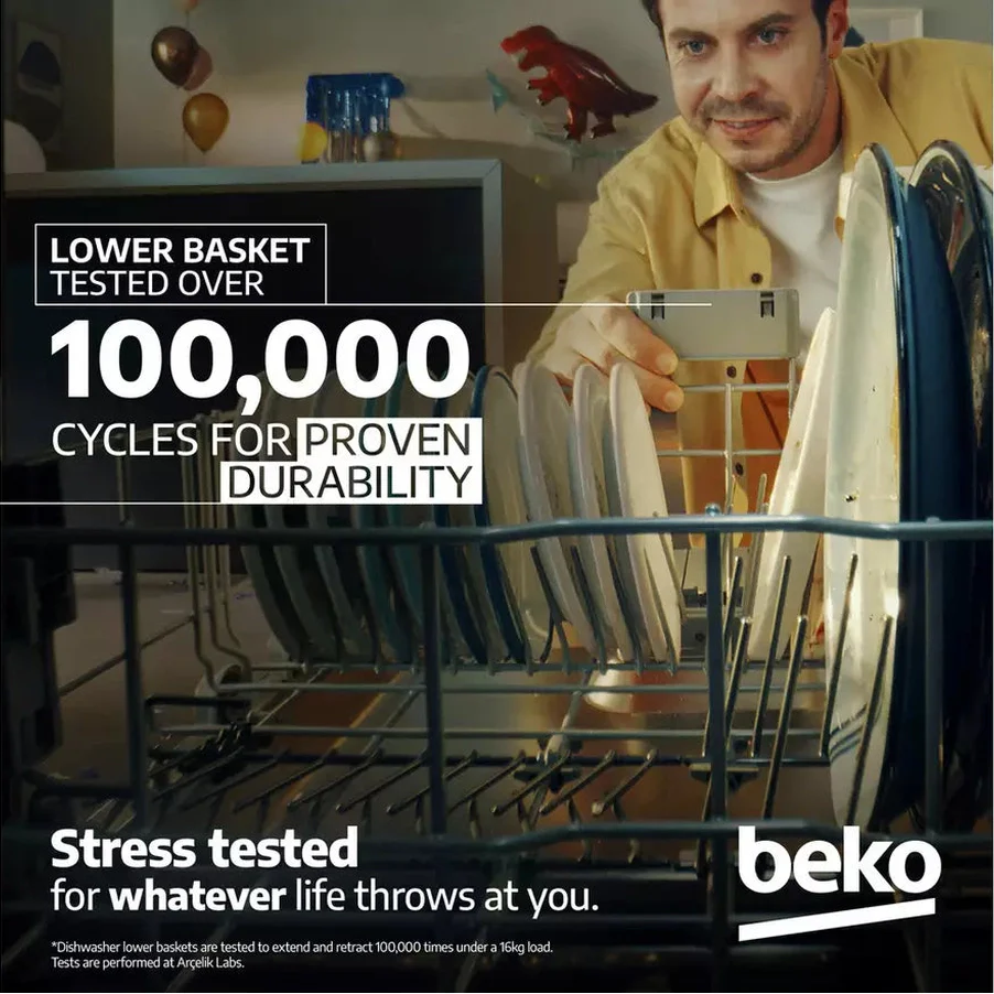 Lavavajillas Beko de Libre Instalación 60 cm – Negro | DVN04320B