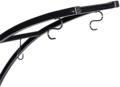 Soporte para Plantas de Metal Creativo con Forma de Media Luna, Estante Escalera para Macetas (Paquete de 2)