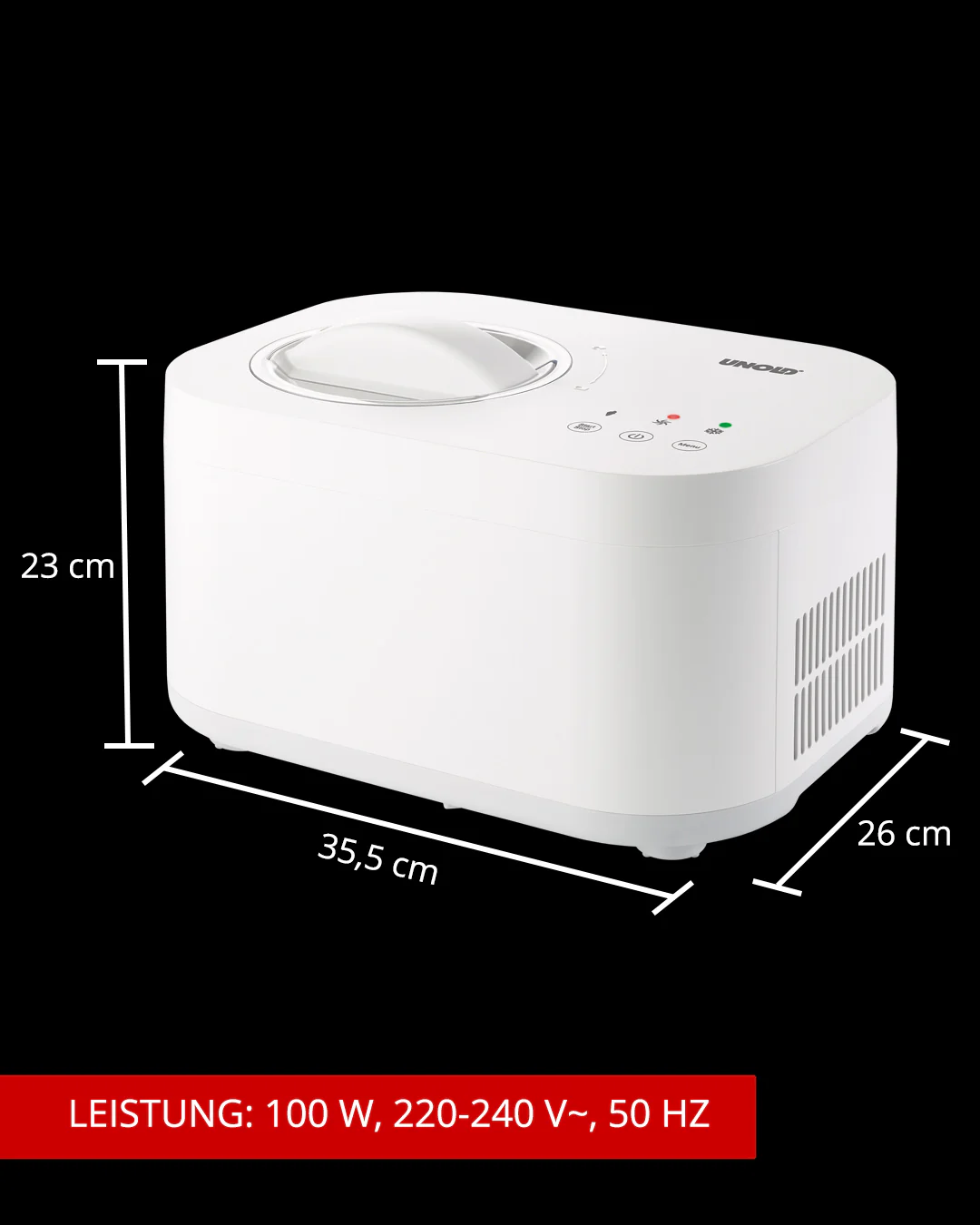 2025 Máquina para hacer sorbetes Snow con libro de recetas 1 L