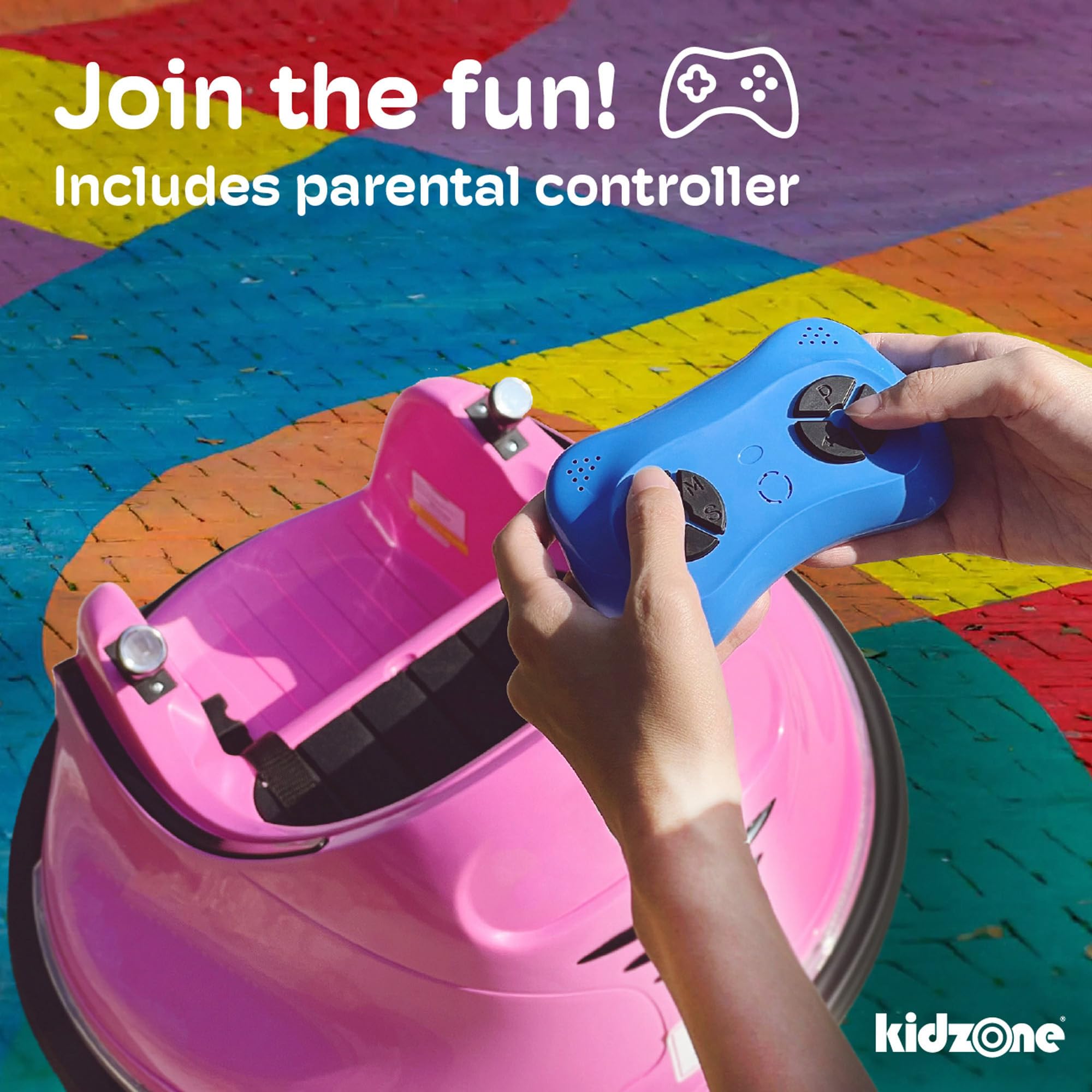 Vehículo Eléctrico Kidzone Controlado, Certificación ASTM