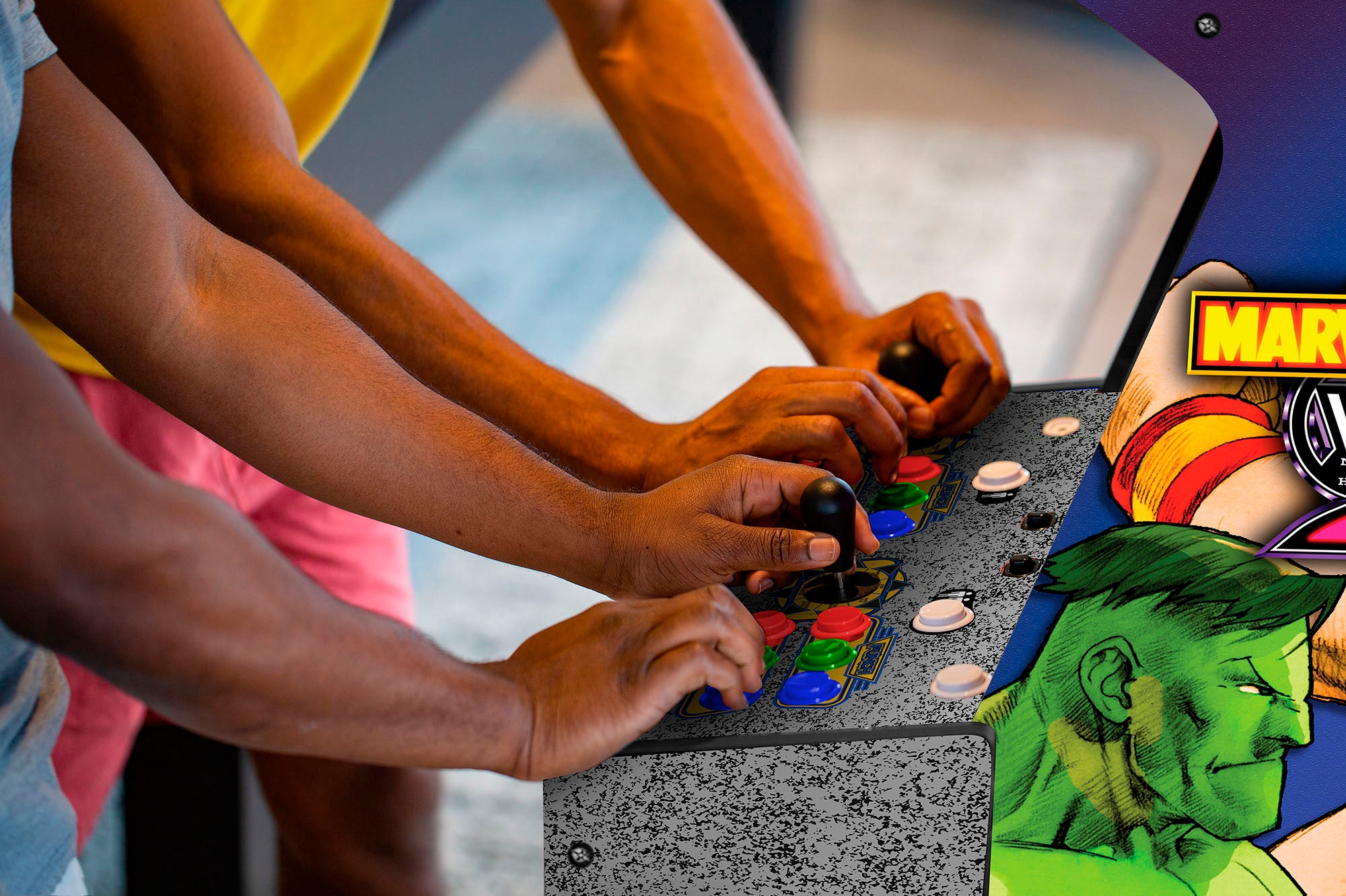 Arcade1Up – Máquina Arcade Marvel Vs Capcom 2 con Marquesina Iluminada