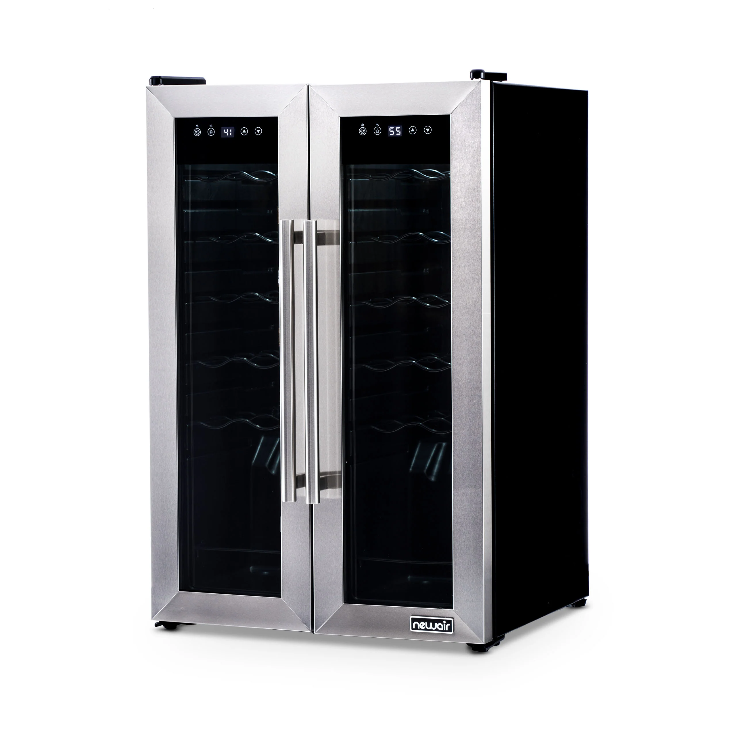 2025 Refrigerador de Vinos Independiente Newair® de Acero Inoxidable – 24 Botellas – 20