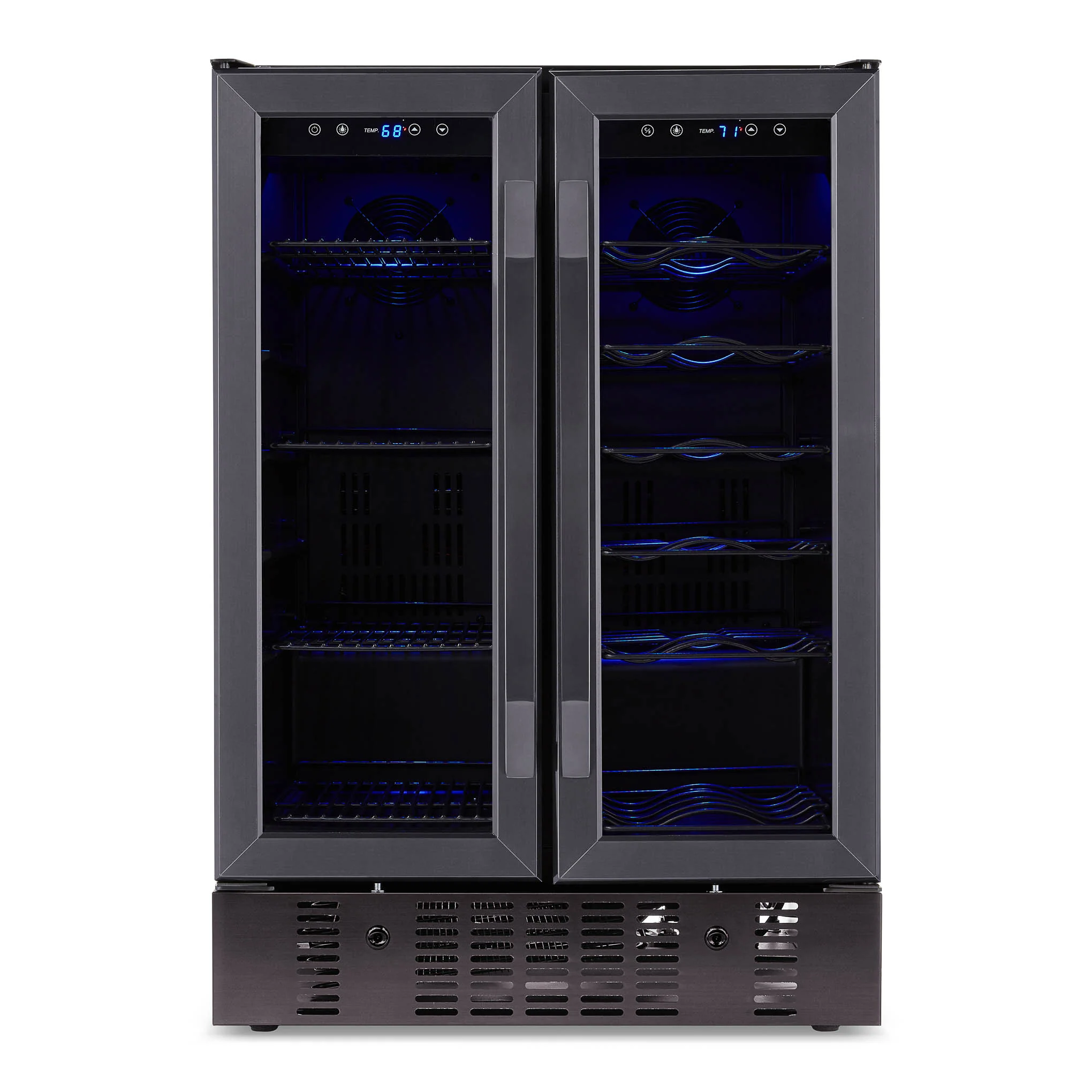 2025 Newair® Refrigerador Empotrable de Doble Zona – 60 Latas y 18 Botellas – 24