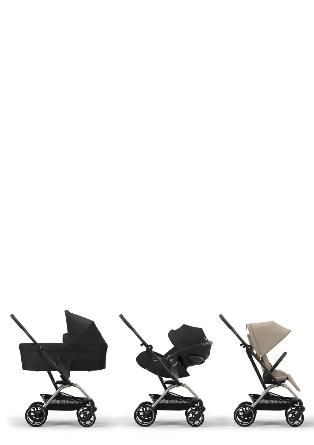 2025 Cochecito Eezy S Twist+2 Taupe/Almond Beige