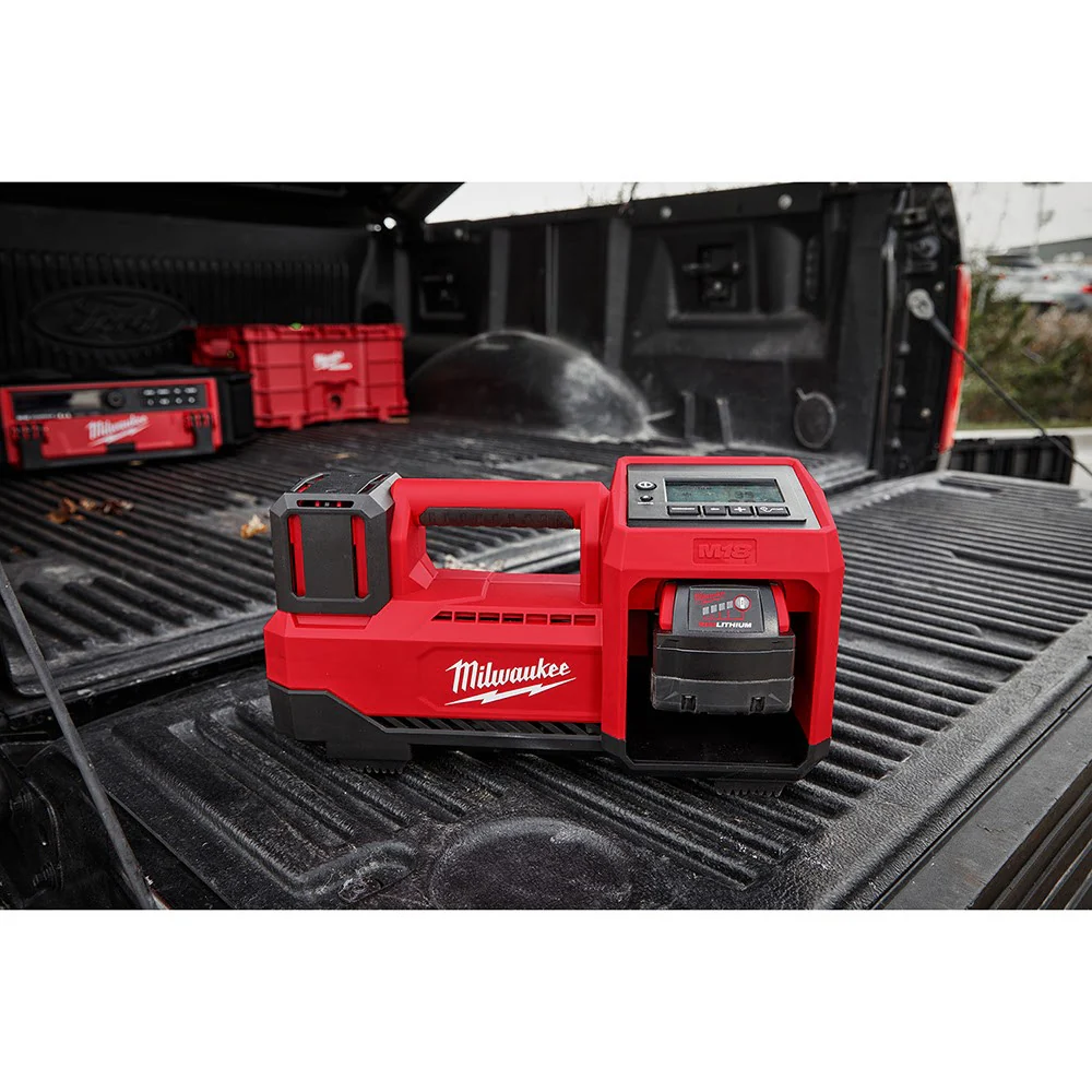 2025 Milwaukee 2848-20 M18 Inflador de Neumáticos Compacto, Solo Herramienta