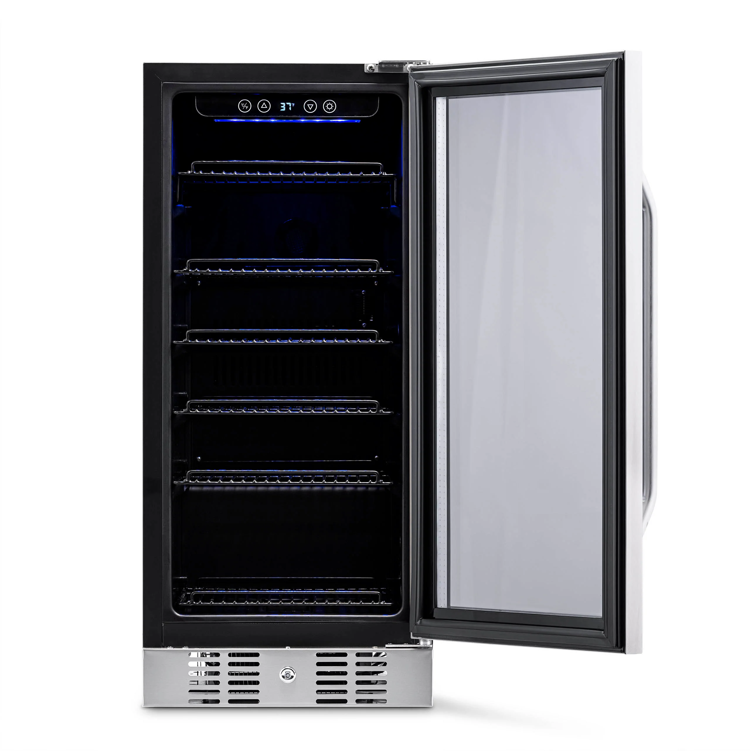 2025 Newair® Refrigerador de Bebidas Empotrable de Acero Inoxidable - 96 Latas - 15”