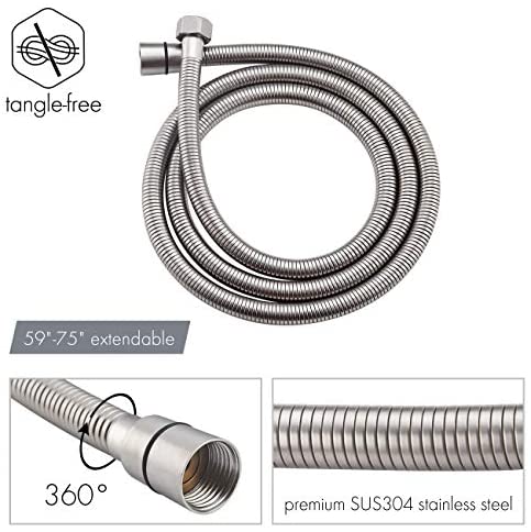 Sistema de Ducha KES con Cabezal de Ducha de Lluvia de 12 Pulgadas