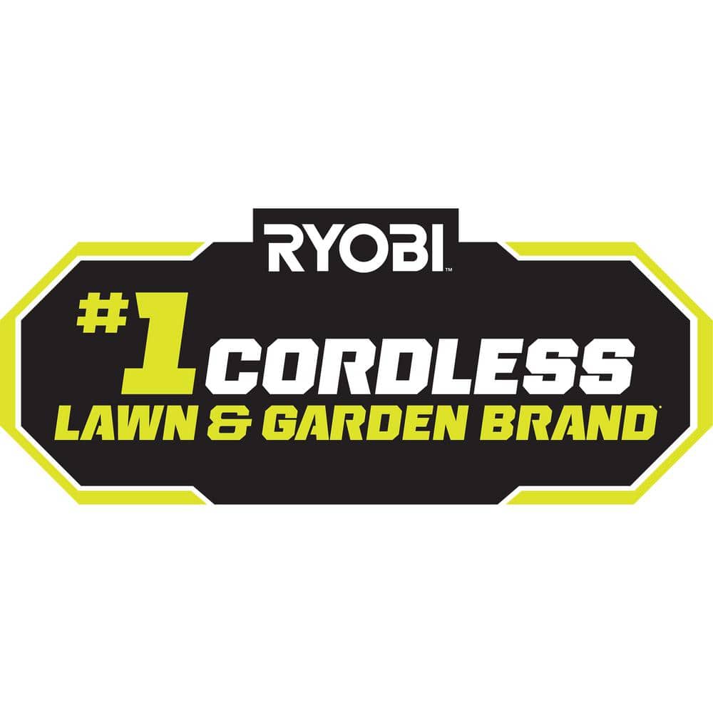 Soplador a Batería Inalámbrico RYOBI Whisper Series 40V Brushless con Motor Sin Escobillas, Velocidad de 125 MPH y Flujo de Aire de 550 CFM, con Batería de 4.0 Ah y Cargador RY40470