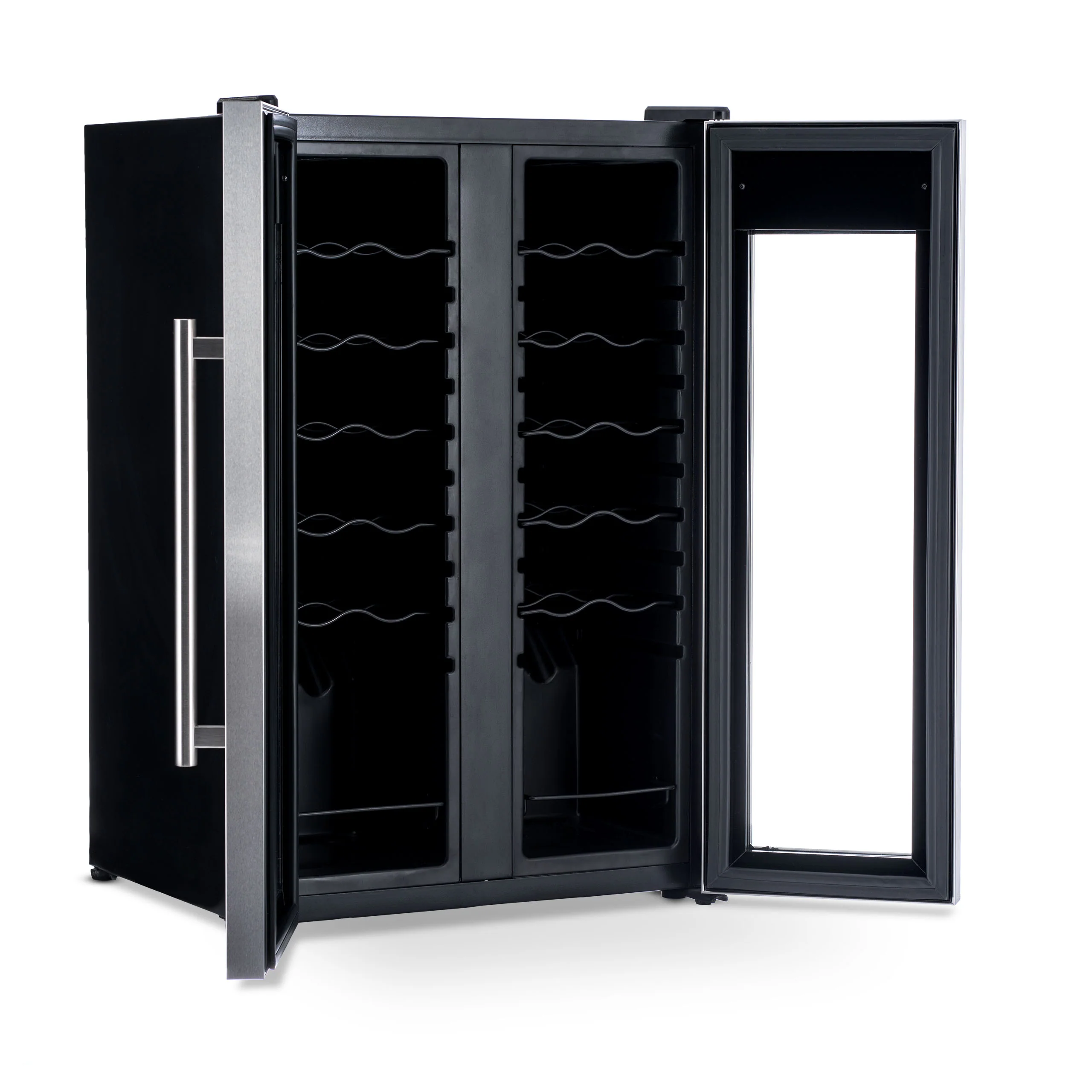 2025 Refrigerador de Vinos Independiente Newair® de Acero Inoxidable – 24 Botellas – 20