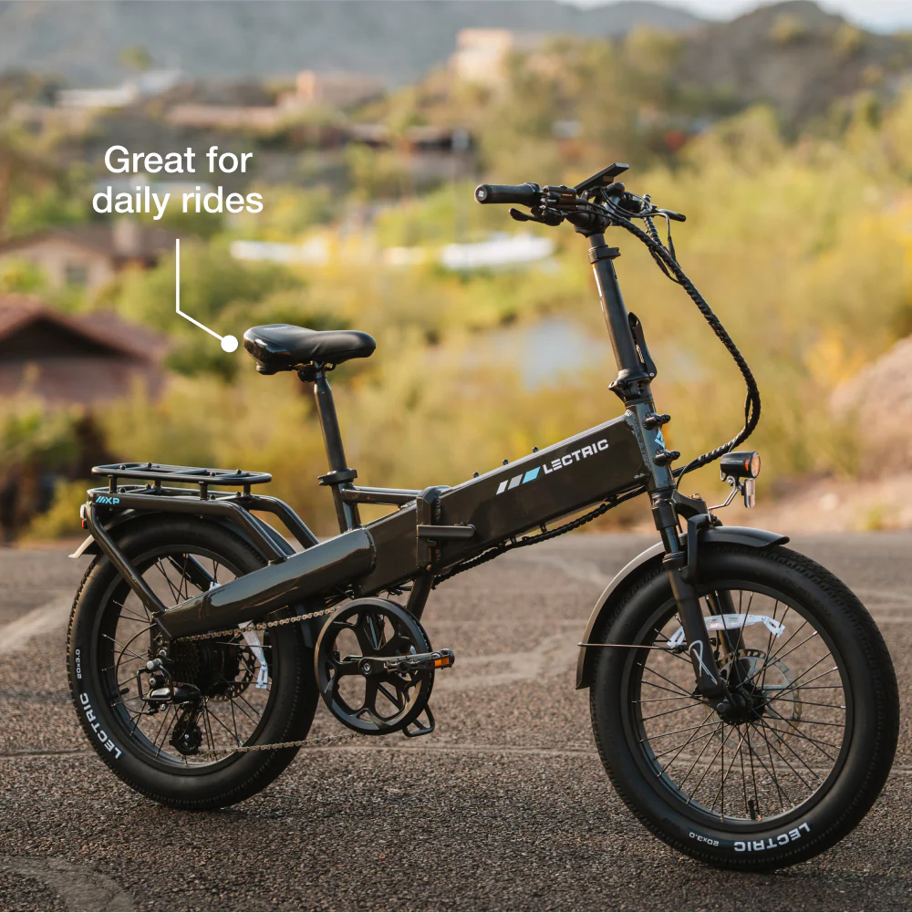 2025 Lectric XP4 Tempest Grey - Bicicleta eléctrica
