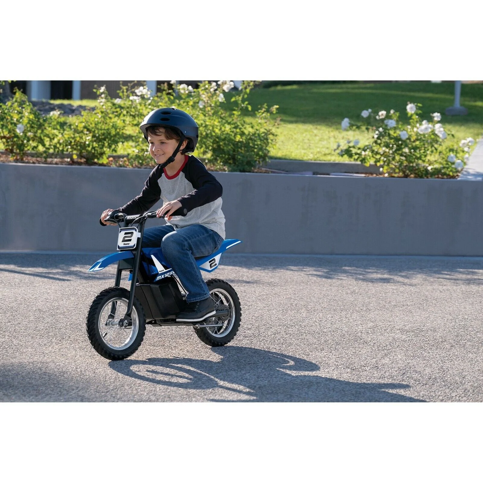 2025 Moto Cross Eléctrica para Niños Razor Dirt Rocket MX125 - Azul
