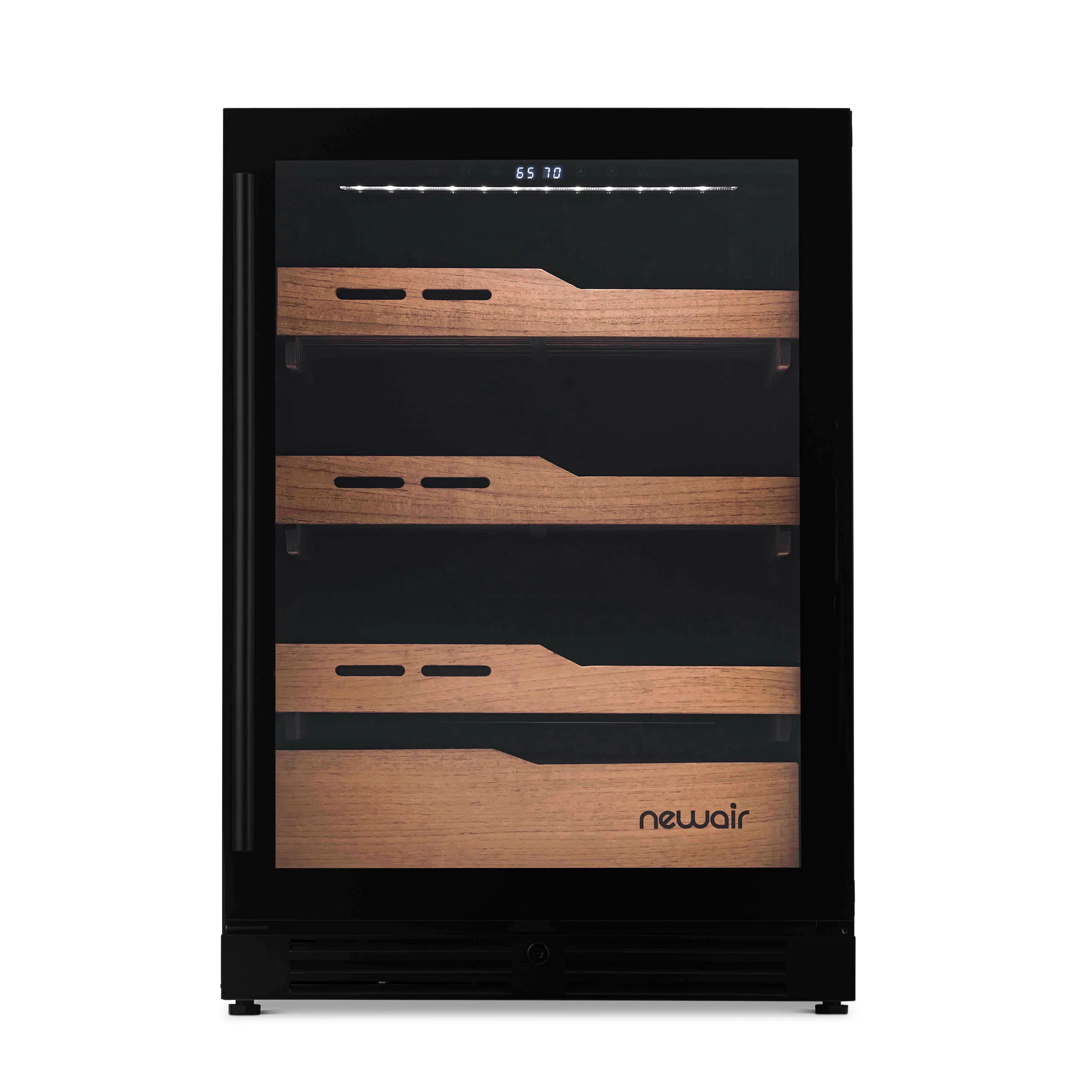 2025 Humidor eléctrico para puros Newair®, capacidad para 1,500 puros, empotrable o independiente