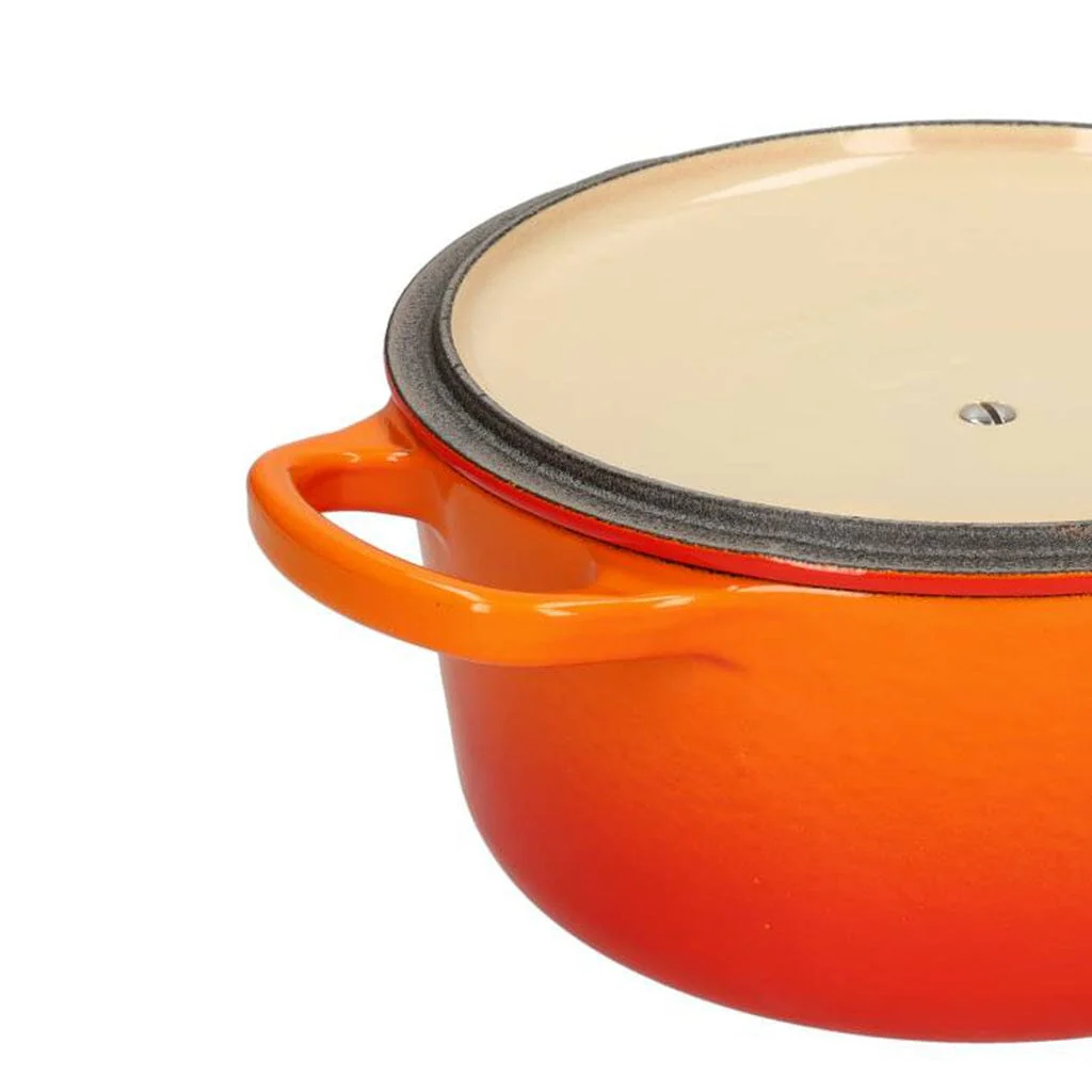 2025 Le Creuset - Cazuela / Olla Signature redonda rojo anaranjado 18 cm 1,8 l