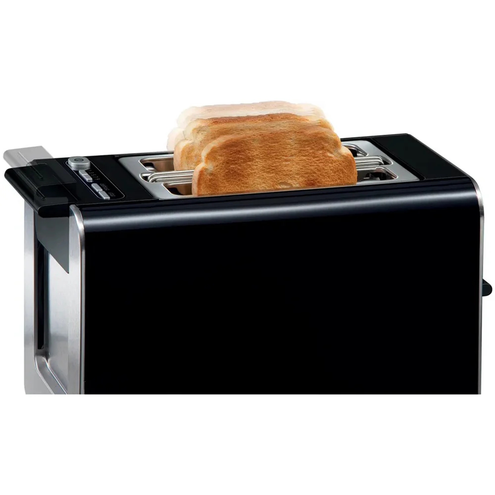 2025 Tostadora Bosch Styline TAT8613NGB para 2 Rebanadas – Negra