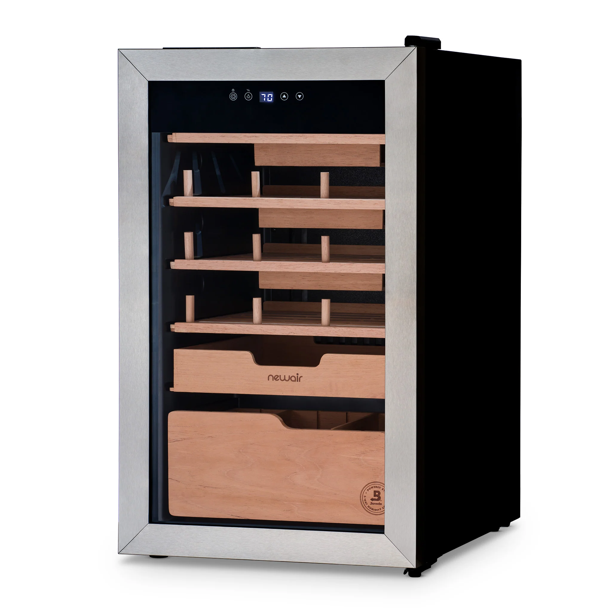 2025 Humidificador Eléctrico para Puros Newair x Boveda – Capacidad para 500 Puros