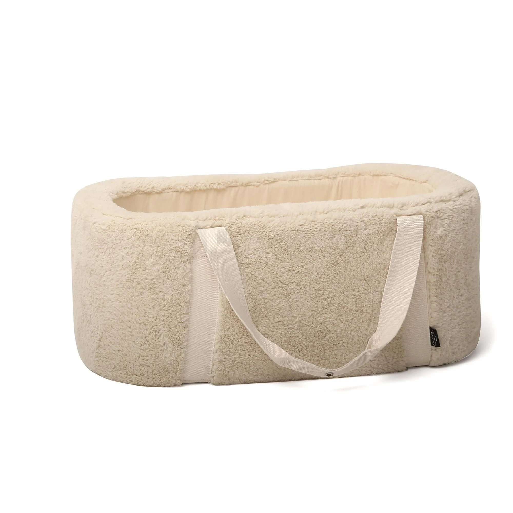 2025 Capazo para bebé Charlie Crane KUKO – Portátil con asas | Estructura de madera natural opcional como cuna | Funda de felpa 100 % poliéster | Espuma de polieter de alta calidad | Para recién nacidos hasta que puedan sentarse o trepar | Sin acceso
