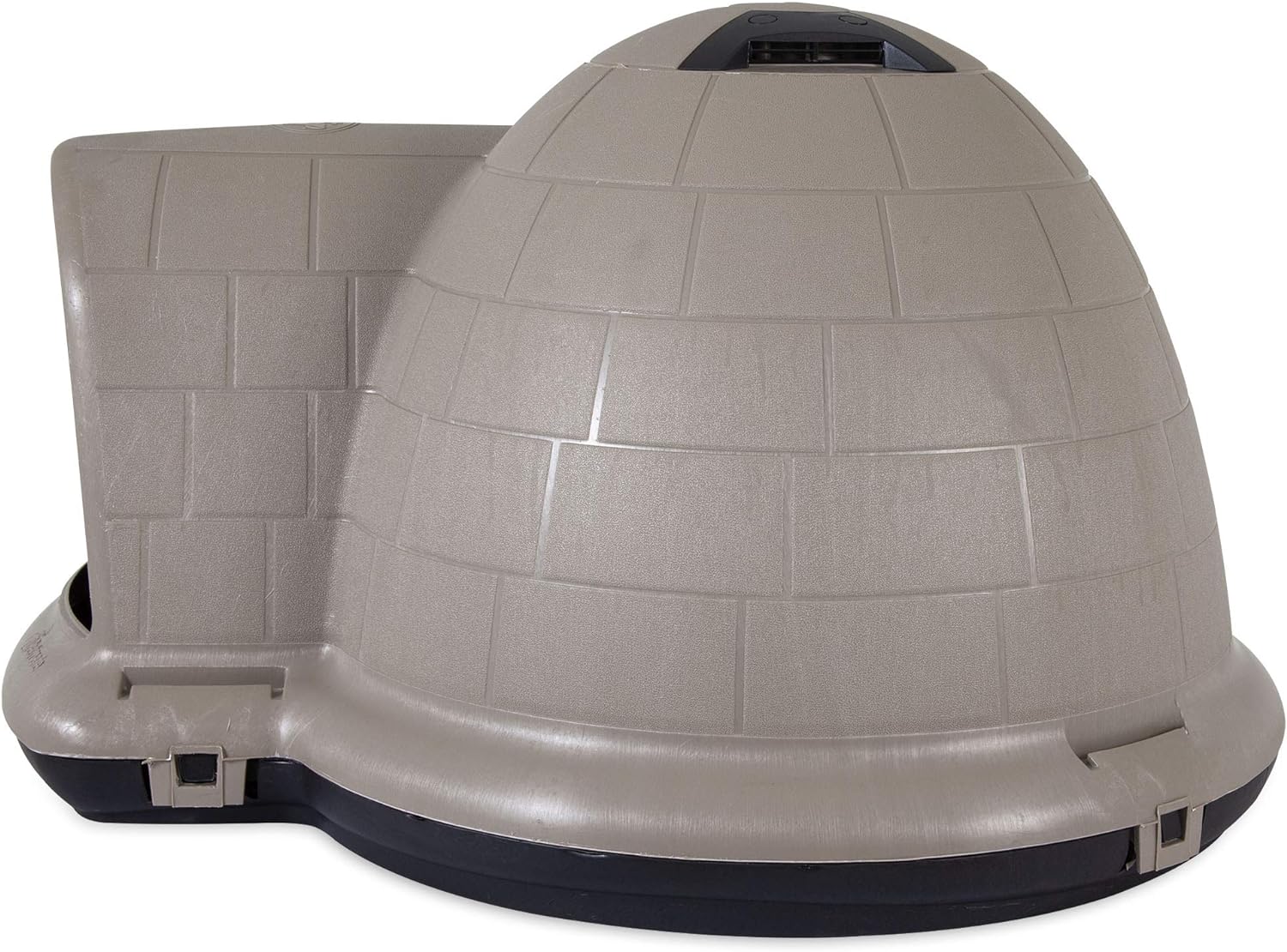 2025 Petmate Indigo Casa para Perros (Casa Tipo Igloo, Hecha en EE. UU. con 90% de Materiales Reciclados, Refugio para Mascotas con Protección para Todo Clima) para Perros Extra Grandes - 90 a 125 libras, Hecha en EE. UU.