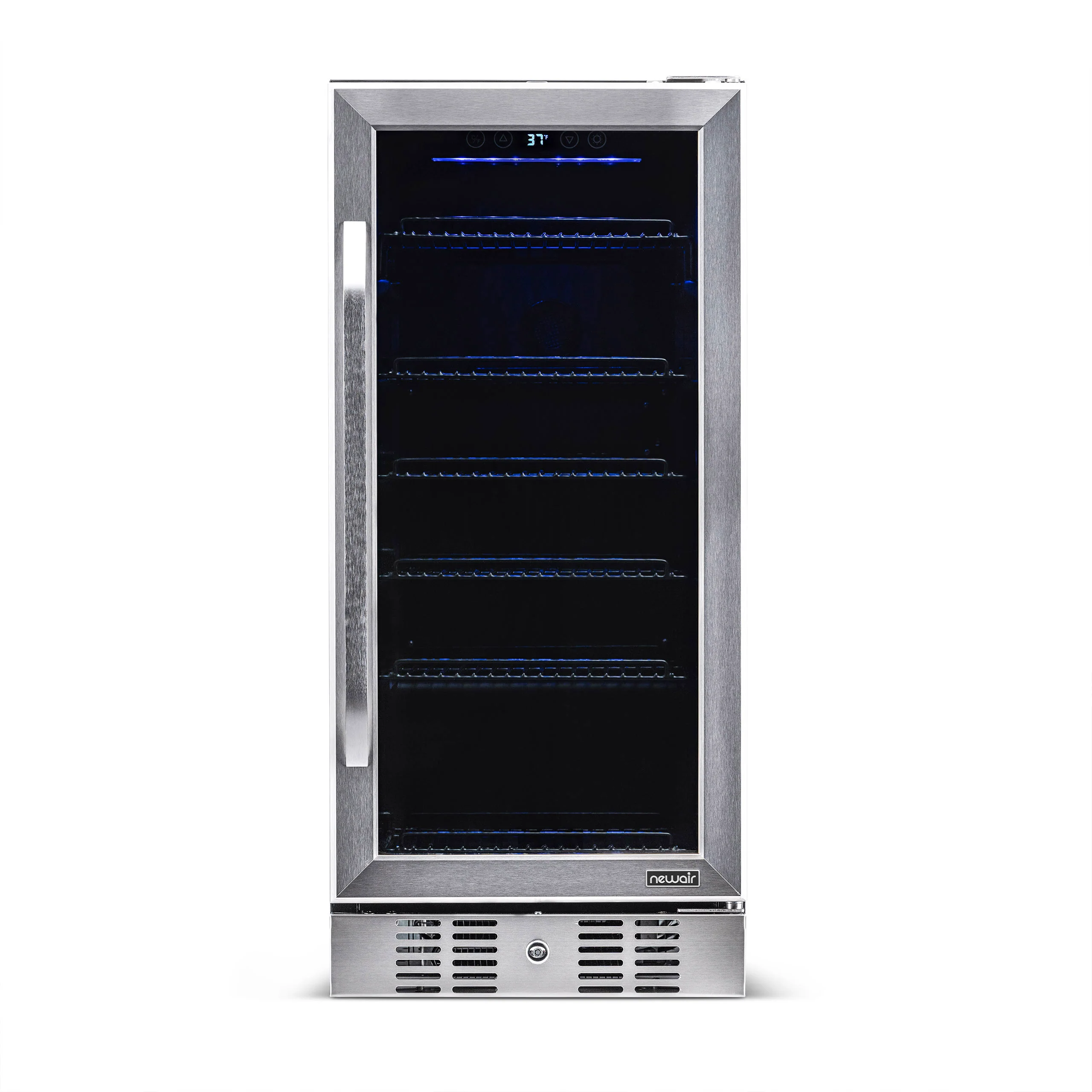 2025 Newair® Refrigerador de Bebidas Empotrable de Acero Inoxidable - 96 Latas - 15”