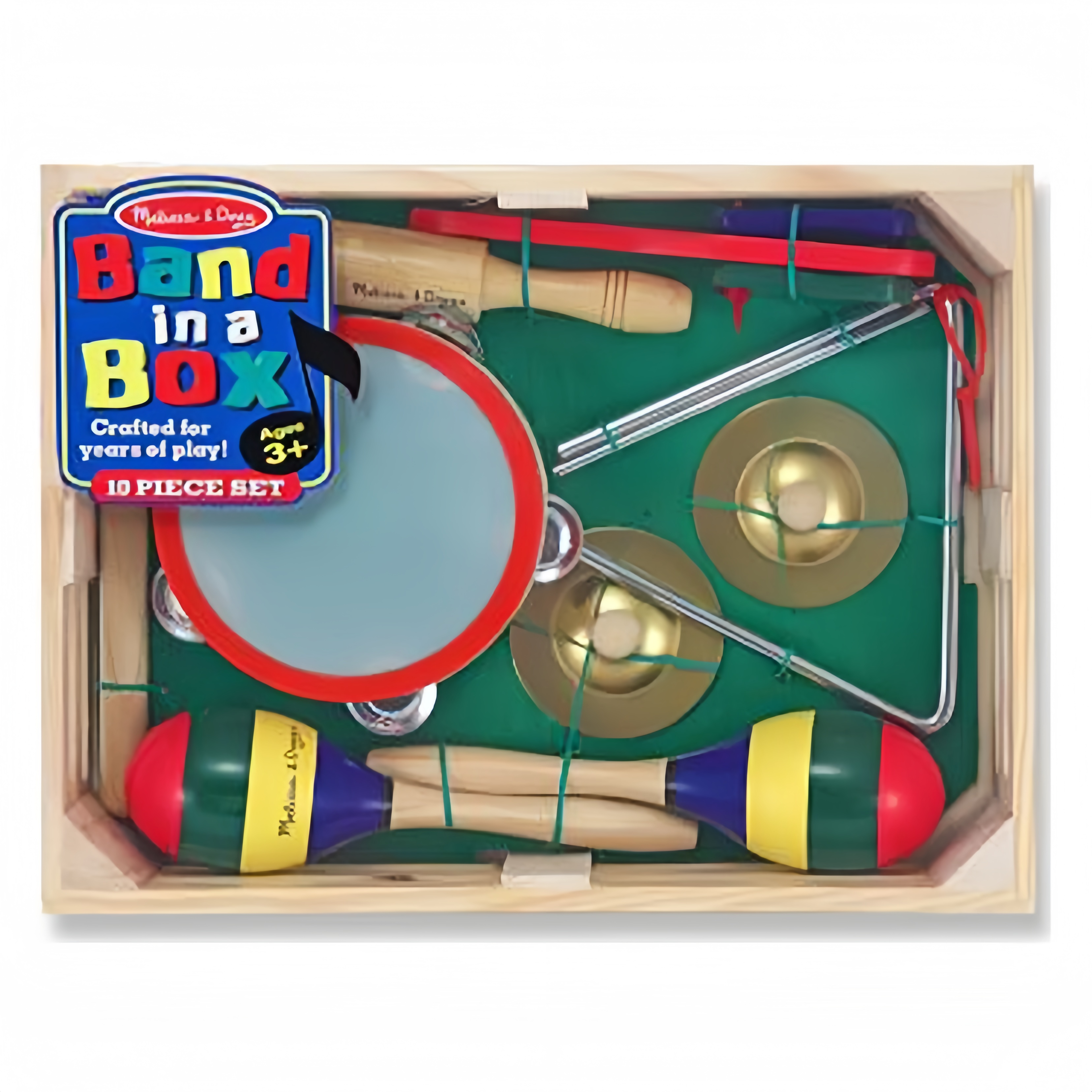 Melissa & Doug 488 Set Musical “Banda en una Caja” de 10 Piezas – Cantidad 6