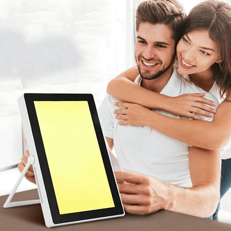 Caja de Lámpara de Terapia de Luz Premium para Trastorno Afectivo Estacional (Lámpara de Luz Solar para la Depresión)